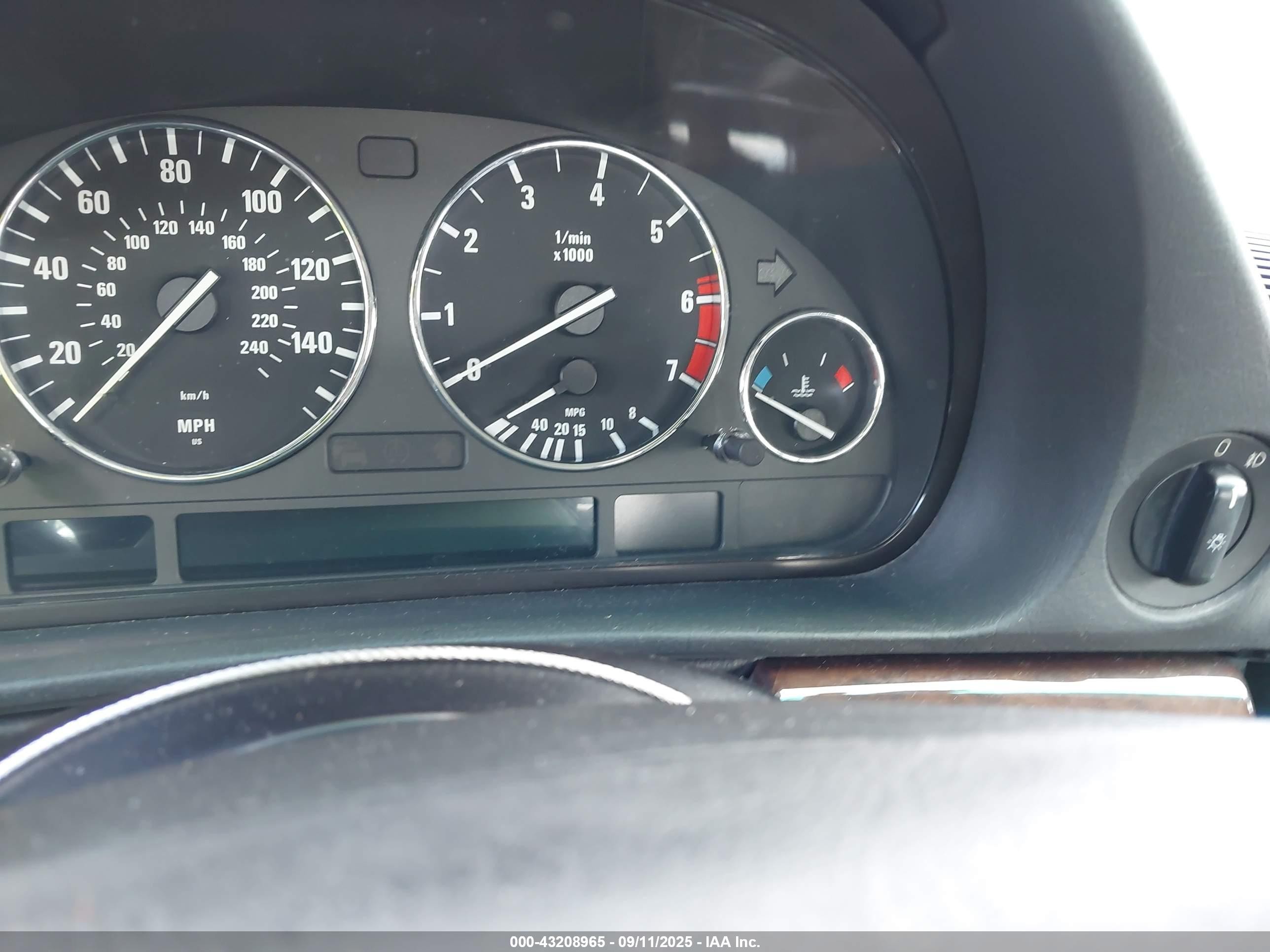 1998 Bmw 740il   Gray vin: WBAGJ832XWDM22461
