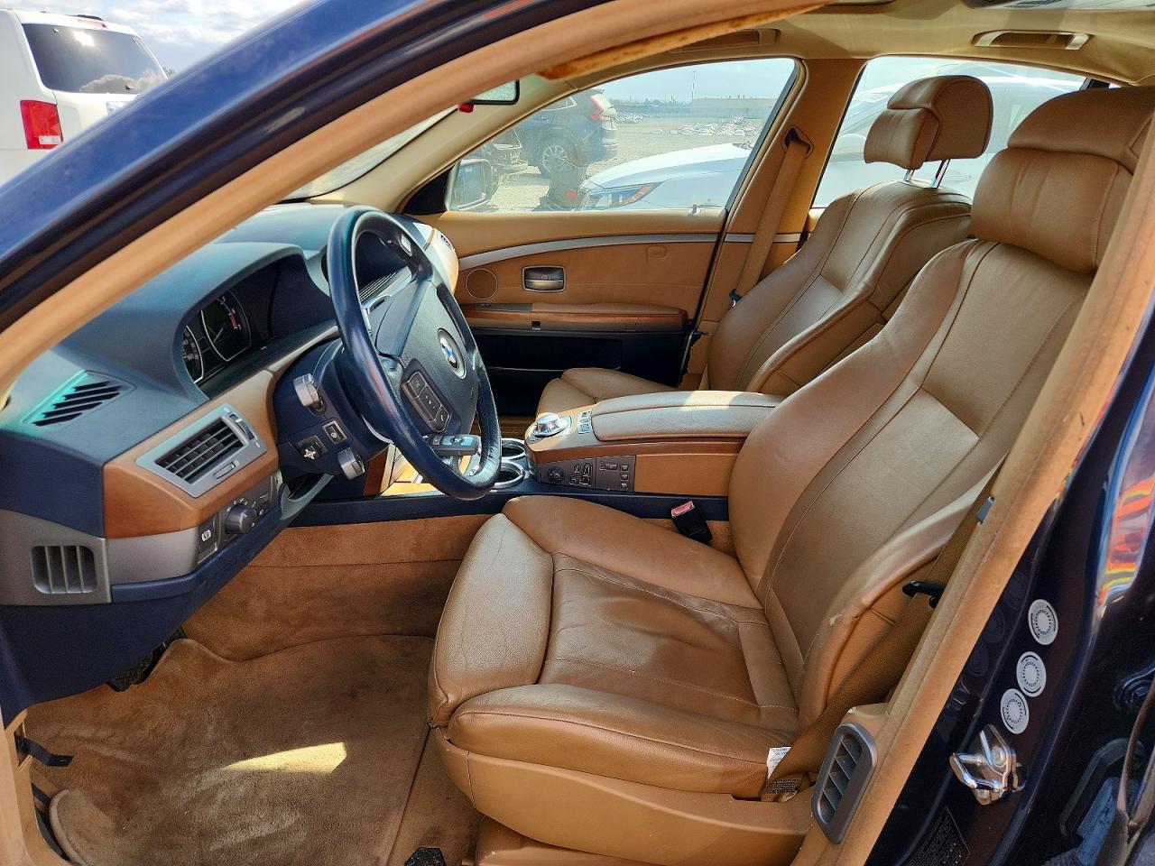 2002 Bmw 745 I Blue vin: WBAGL63402DP50210