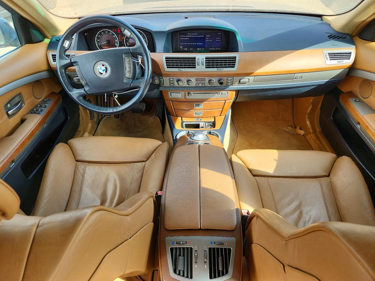 2002 Bmw 745 I Blue vin: WBAGL63402DP50210