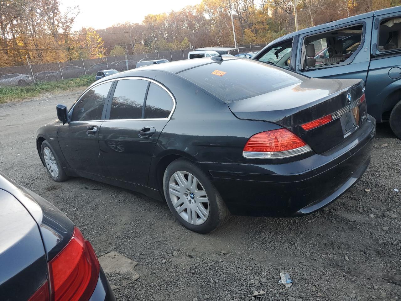 2003 Bmw 745 I Black vin: WBAGL63403DP62634