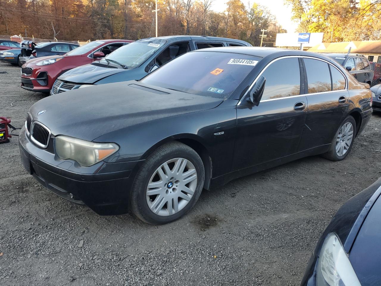2003 Bmw 745 I Черный vin: WBAGL63403DP62634