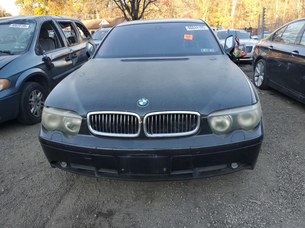 2003 Bmw 745 I Black vin: WBAGL63403DP62634