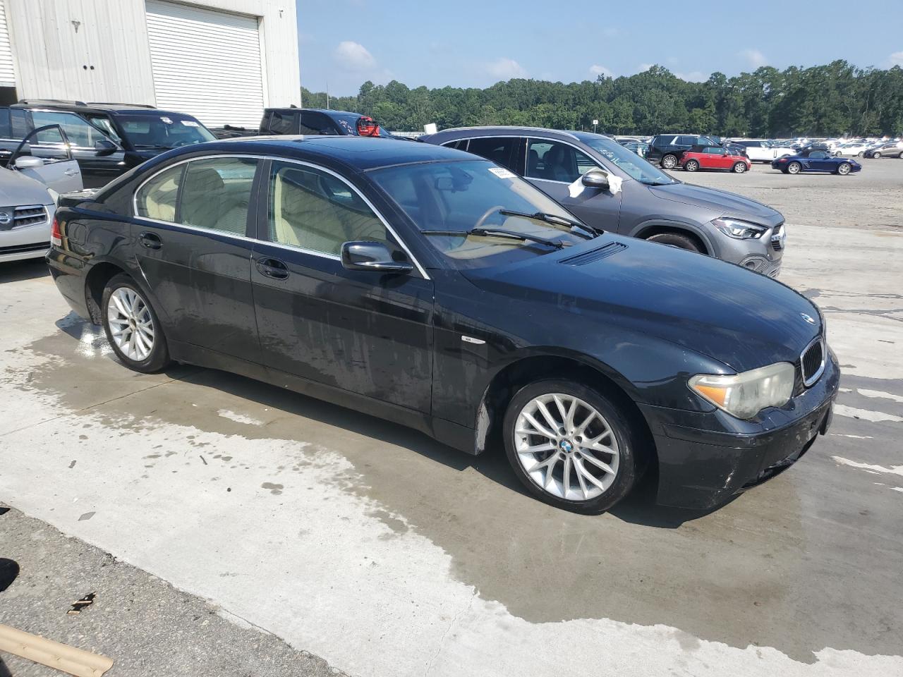 2003 Bmw 745 I Black vin: WBAGL63403DP67350