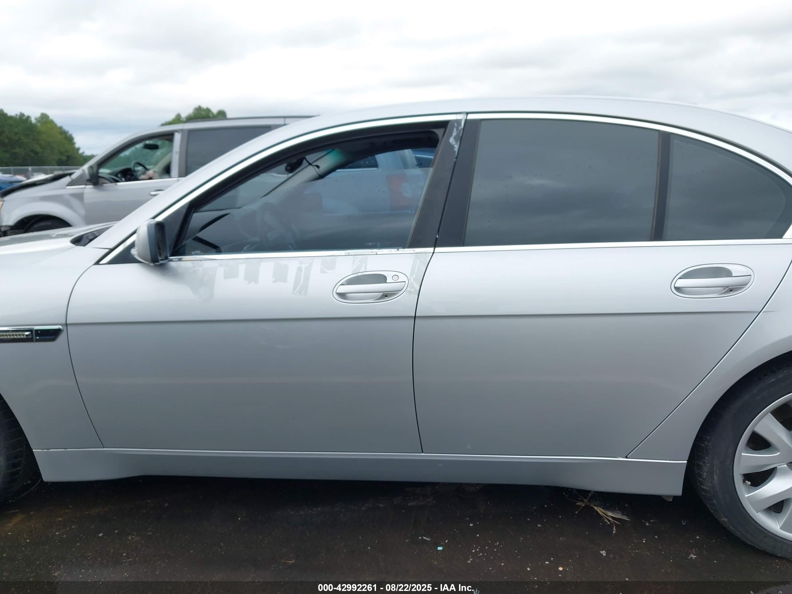 2003 Bmw 745i   Серебряный vin: WBAGL63403DP68207