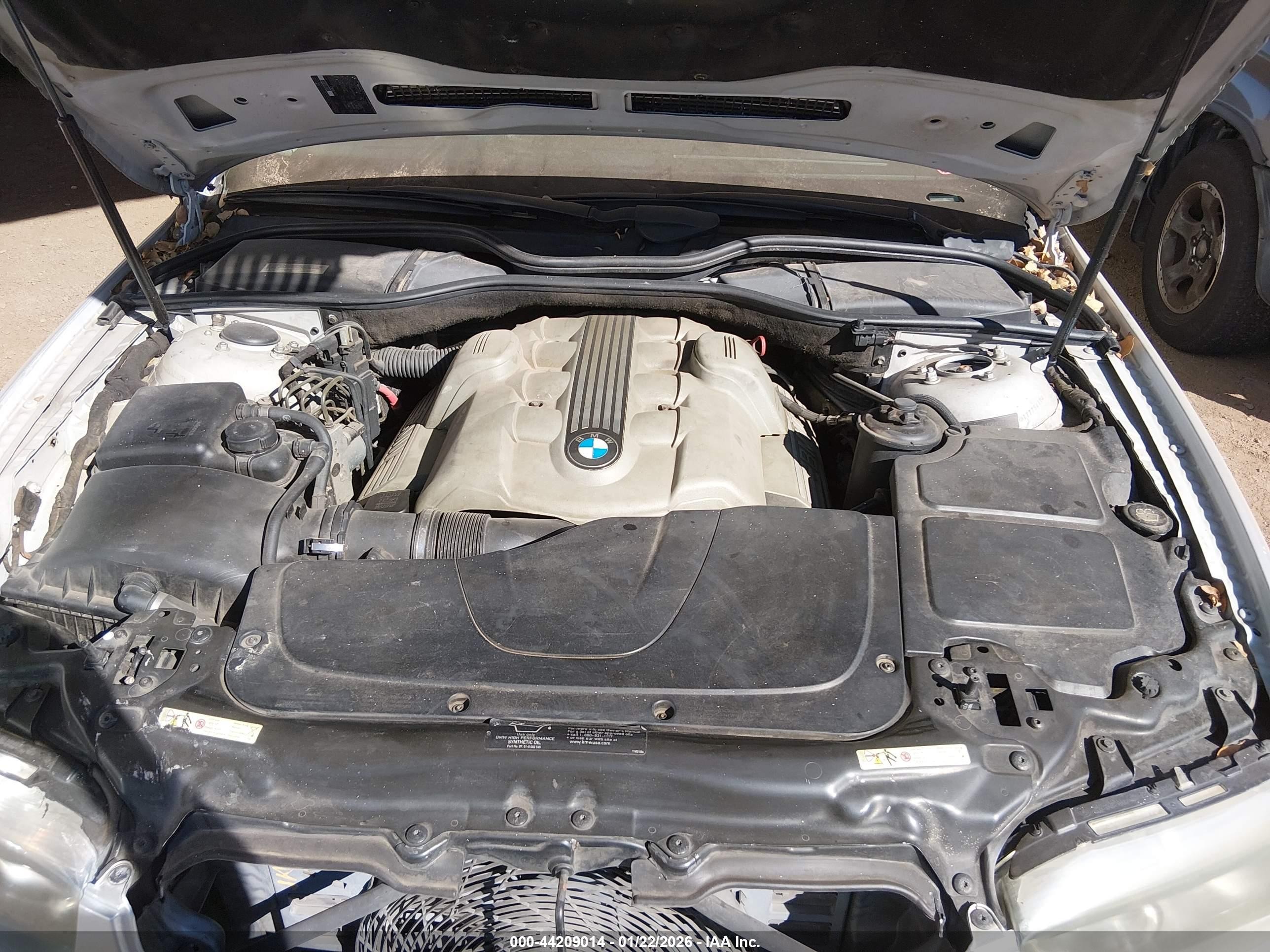 2002 Bmw 745i   Gray vin: WBAGL63412DP54881