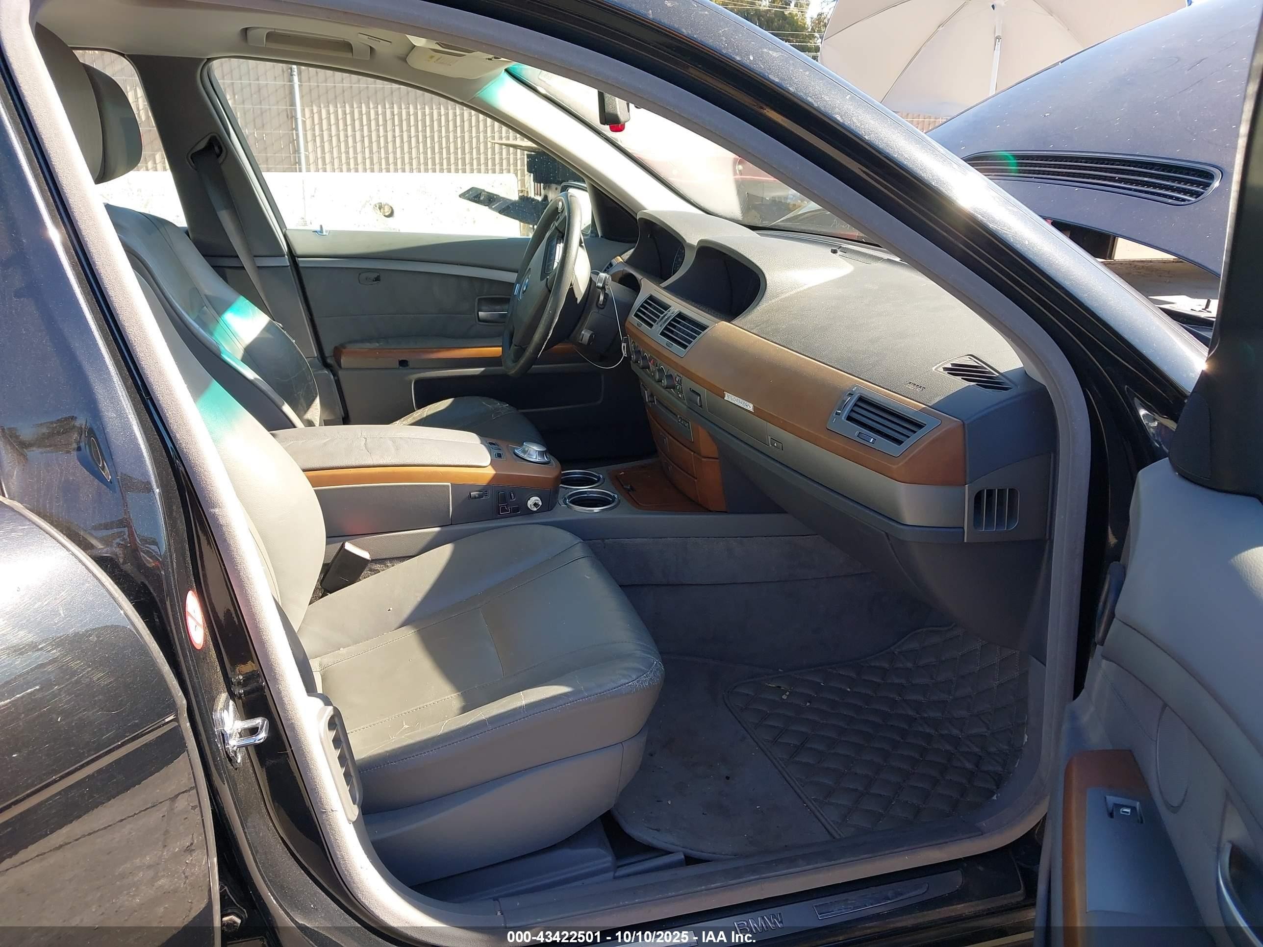 2002 Bmw 745i   Black vin: WBAGL63412DP56758