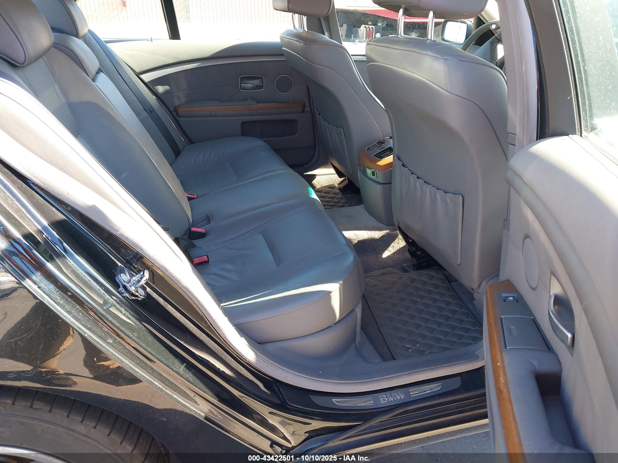 2002 Bmw 745i   Black vin: WBAGL63412DP56758