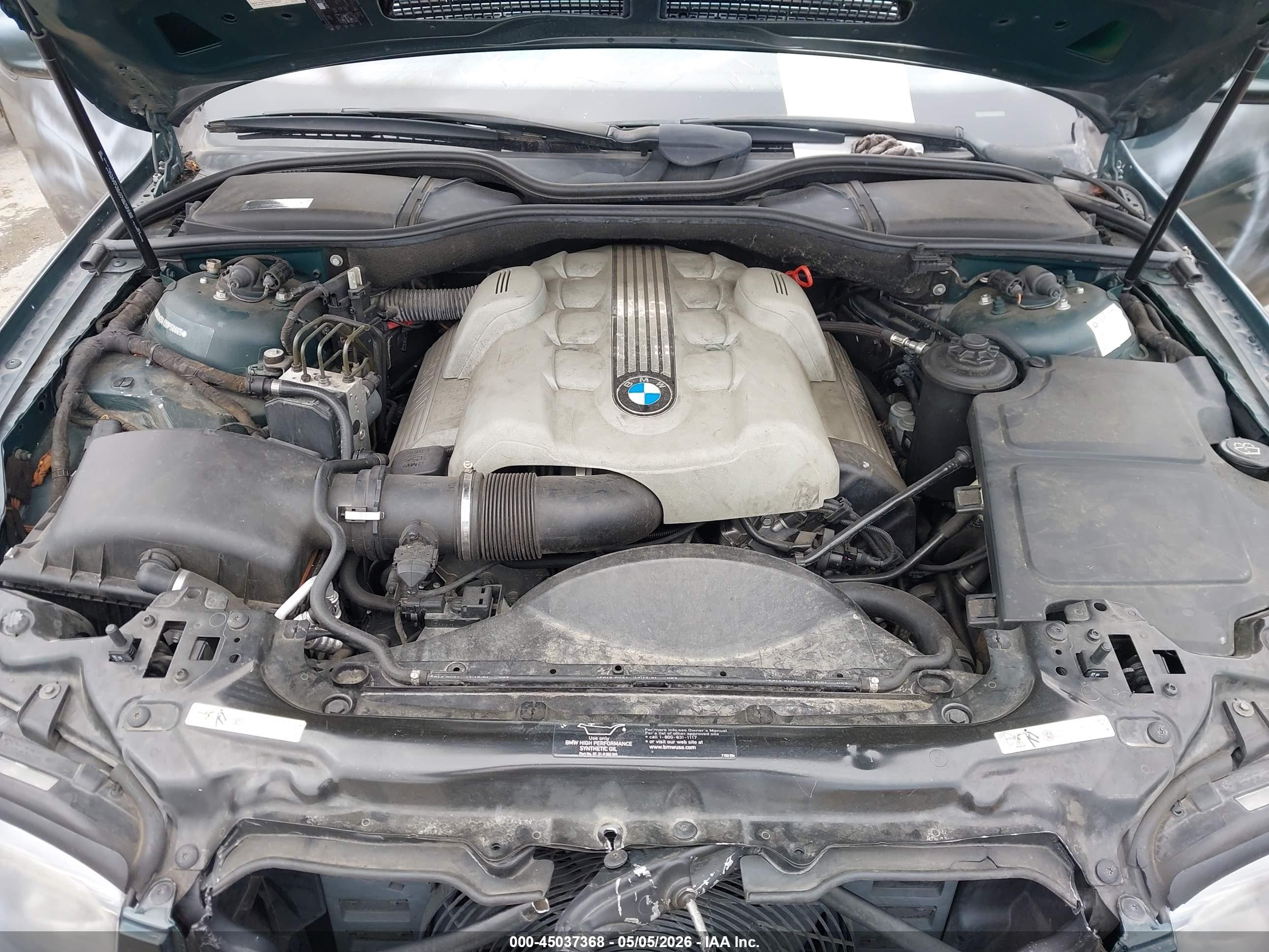 2002 Bmw 745i   Green vin: WBAGL63412DP58865