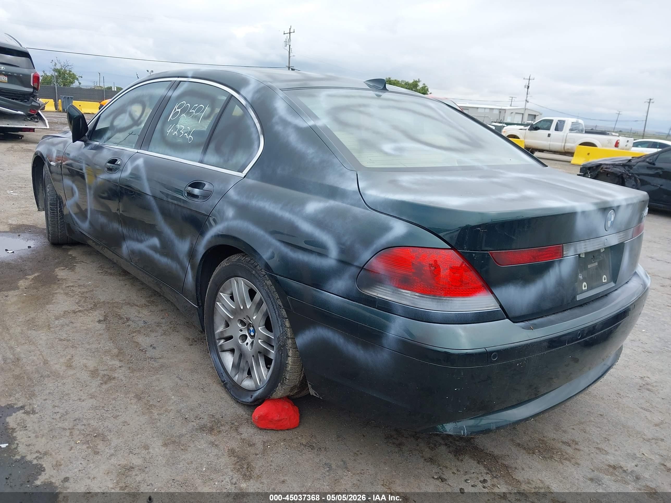 2002 Bmw 745i   Green vin: WBAGL63412DP58865