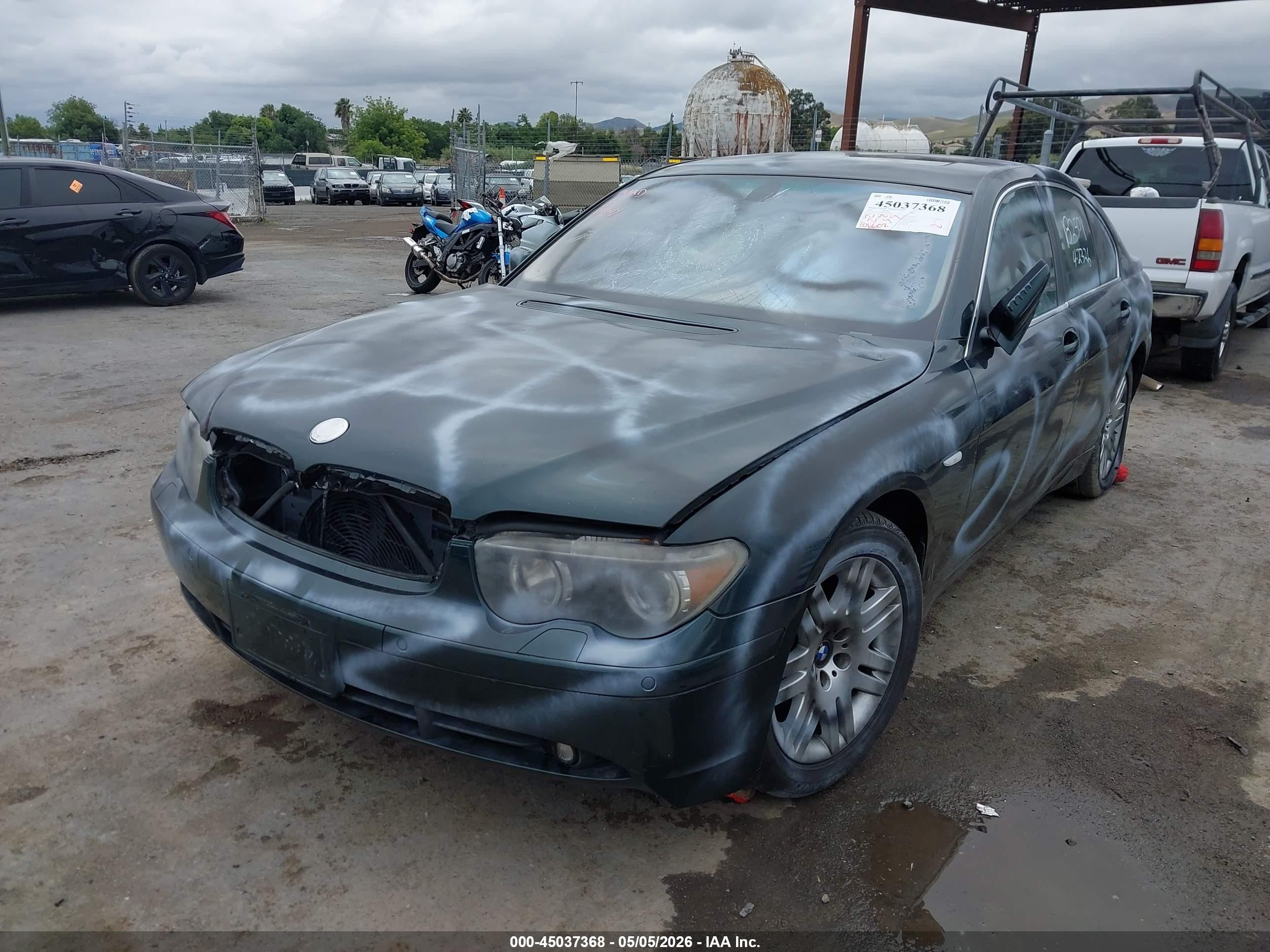 2002 Bmw 745i   Green vin: WBAGL63412DP58865
