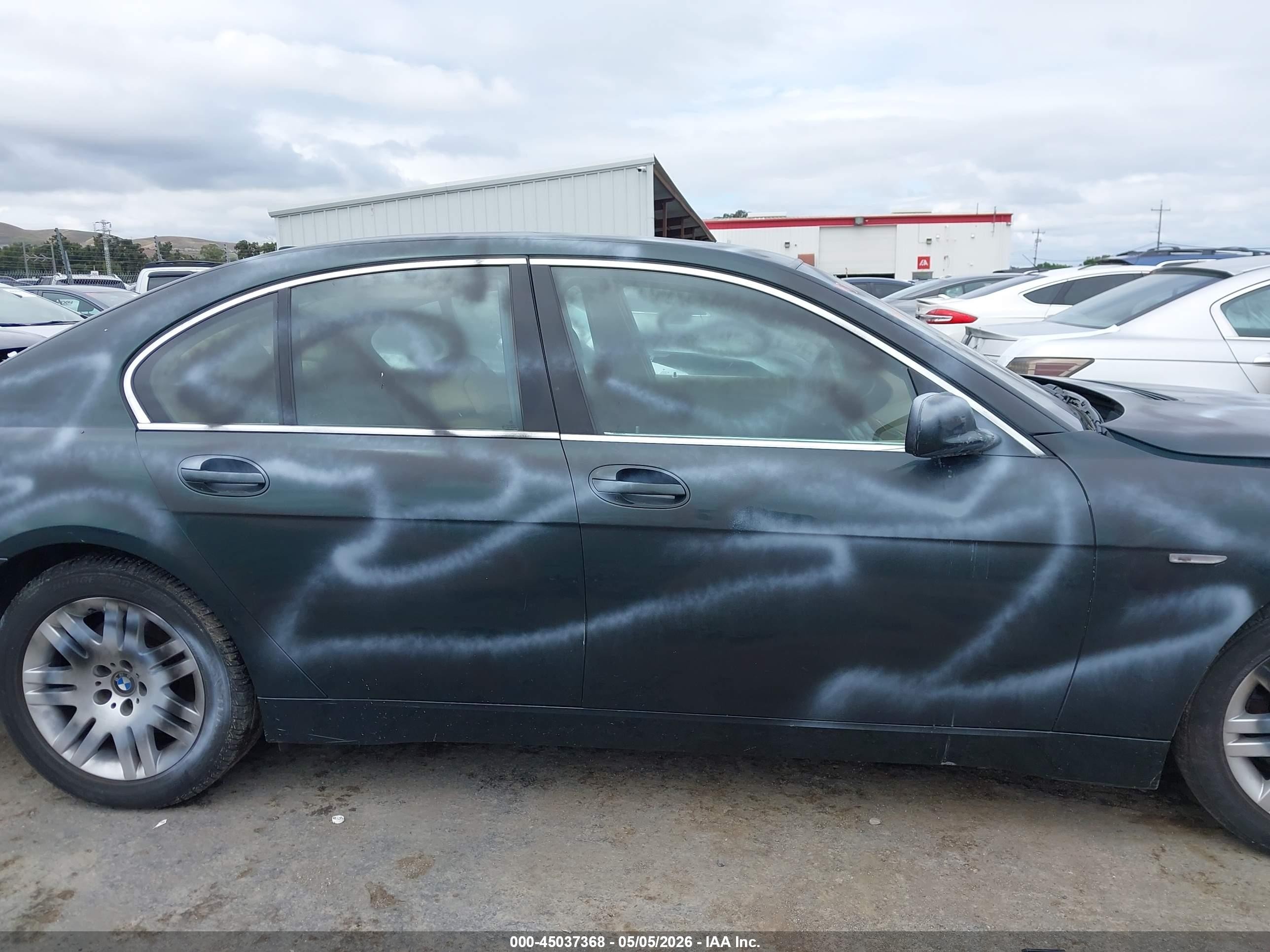 2002 Bmw 745i   Green vin: WBAGL63412DP58865