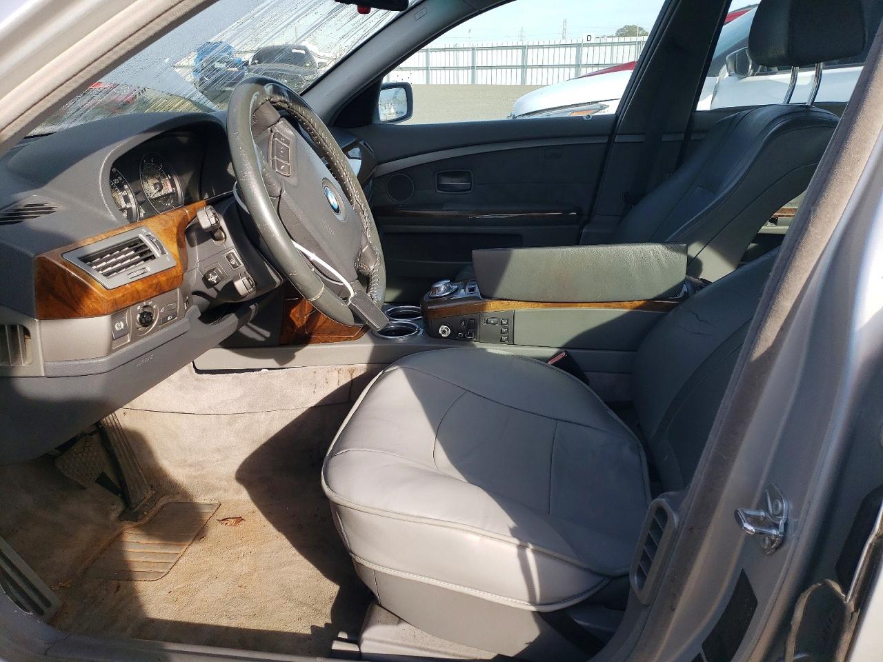 2002 Bmw 745 I Silver vin: WBAGL63432DP53215