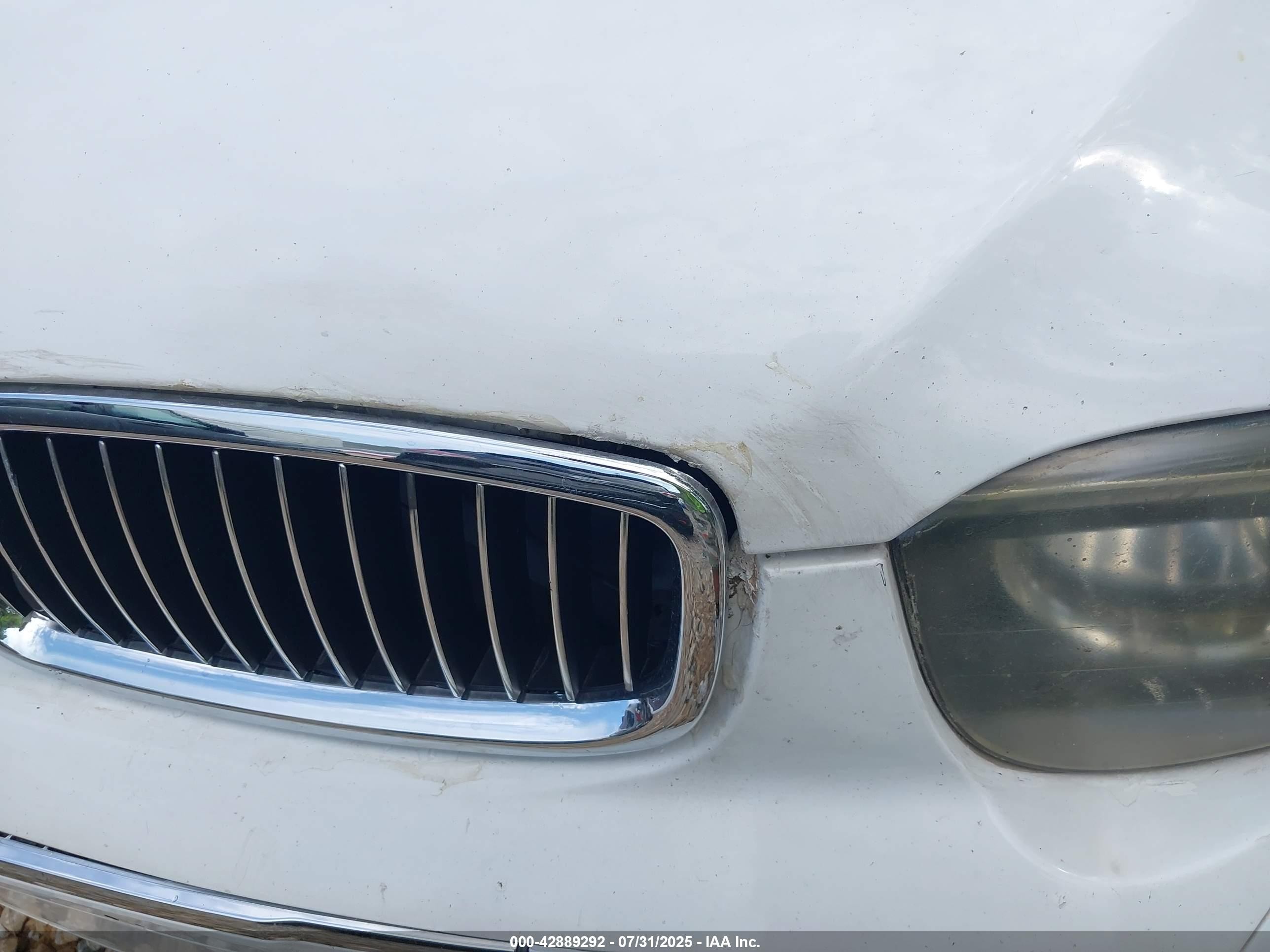 2002 Bmw 7 Series 745i White vin: WBAGL63442DP51733