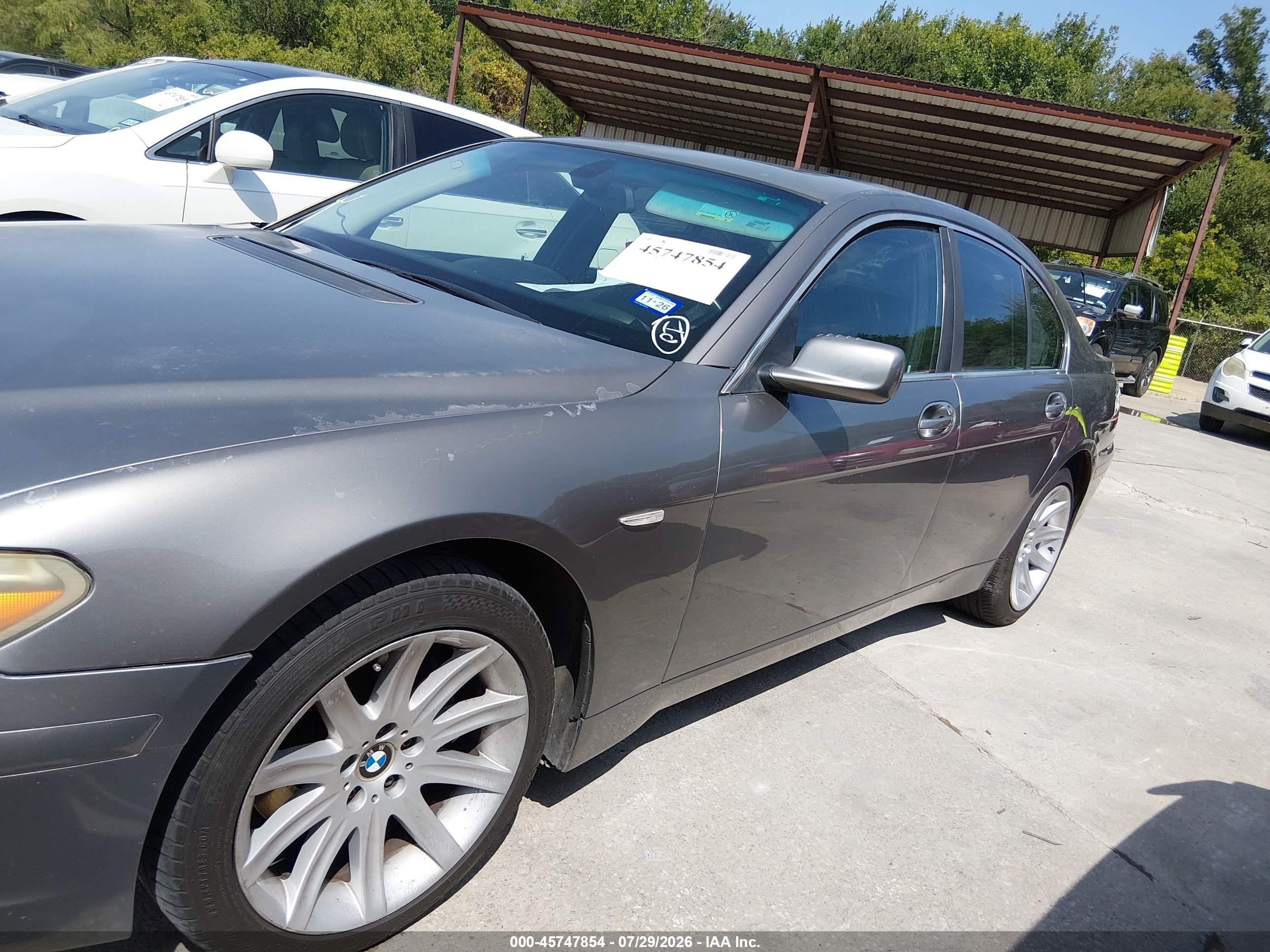 2003 Bmw 745i   Gray vin: WBAGL63443DP61664