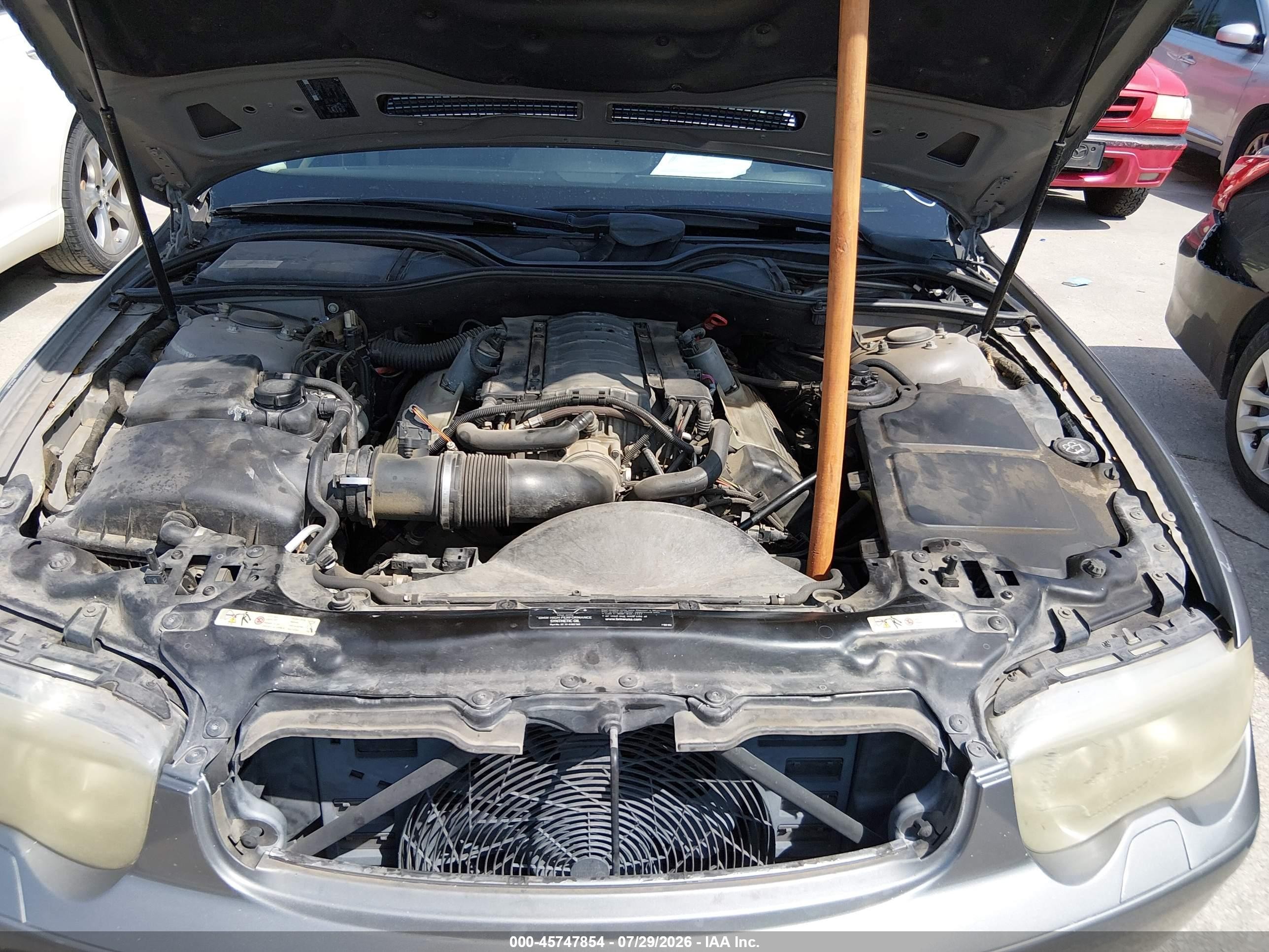 2003 Bmw 745i   Gray vin: WBAGL63443DP61664