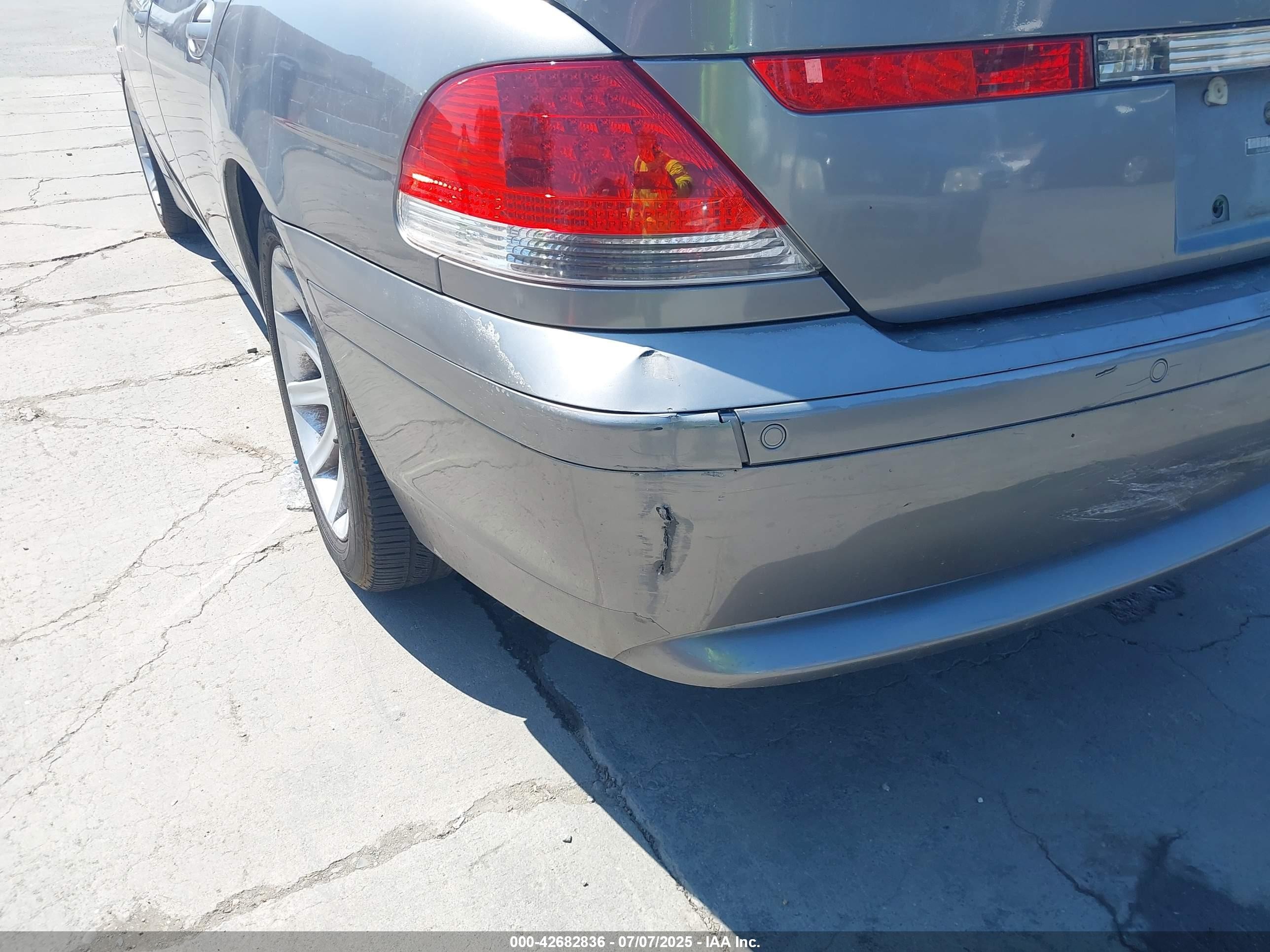 2003 Bmw 745i   Gray vin: WBAGL63443DP63205