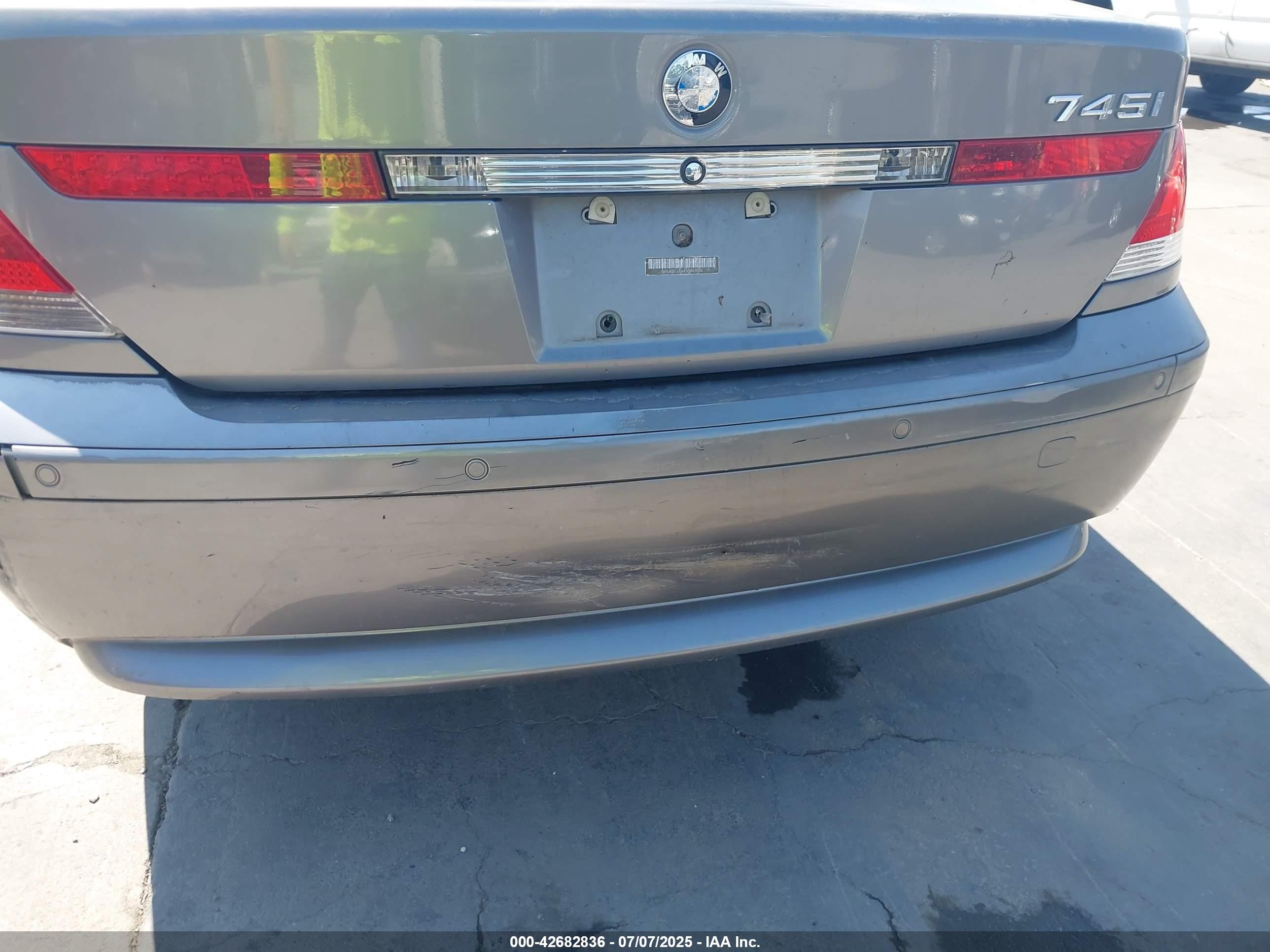 2003 Bmw 745i   Gray vin: WBAGL63443DP63205