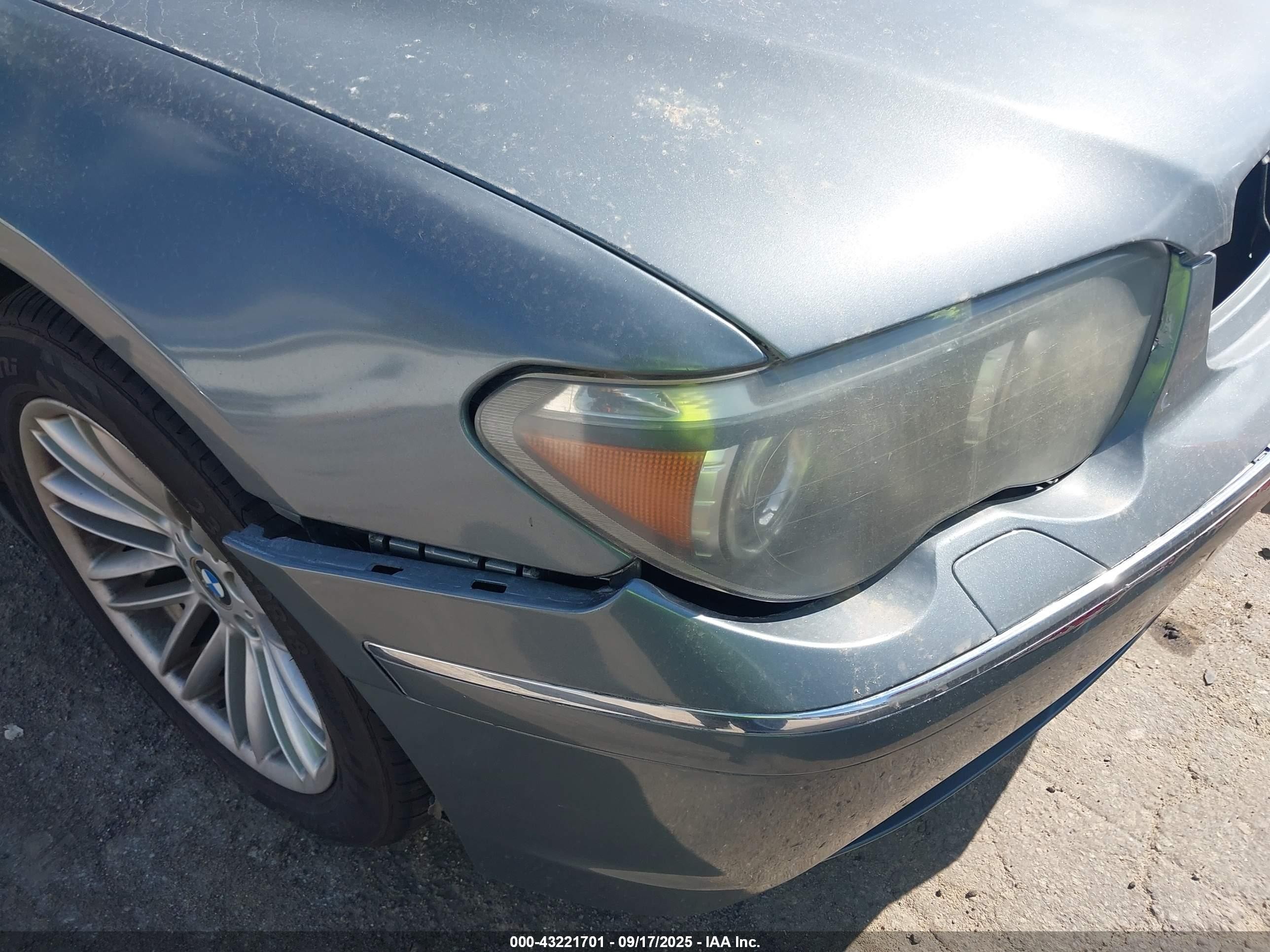 2004 Bmw 745i   Gray vin: WBAGL63444DP71192