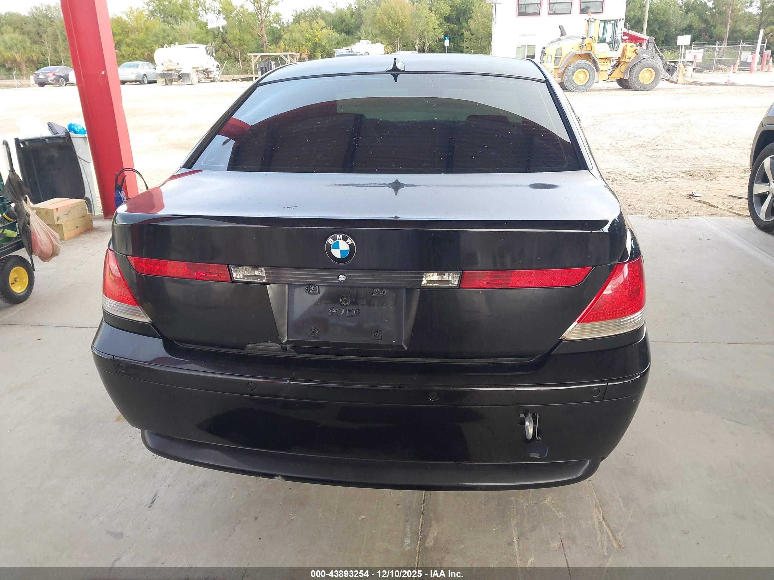 2002 Bmw 745i   Black vin: WBAGL63462DP56903