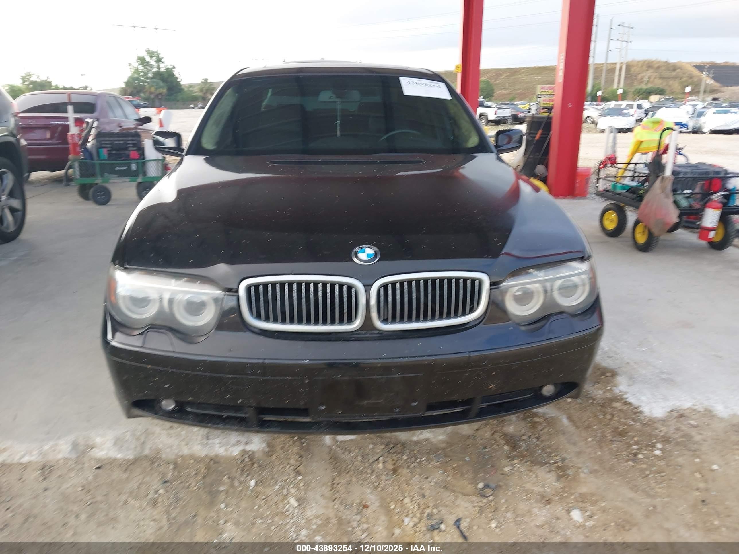 2002 Bmw 745i   Black vin: WBAGL63462DP56903