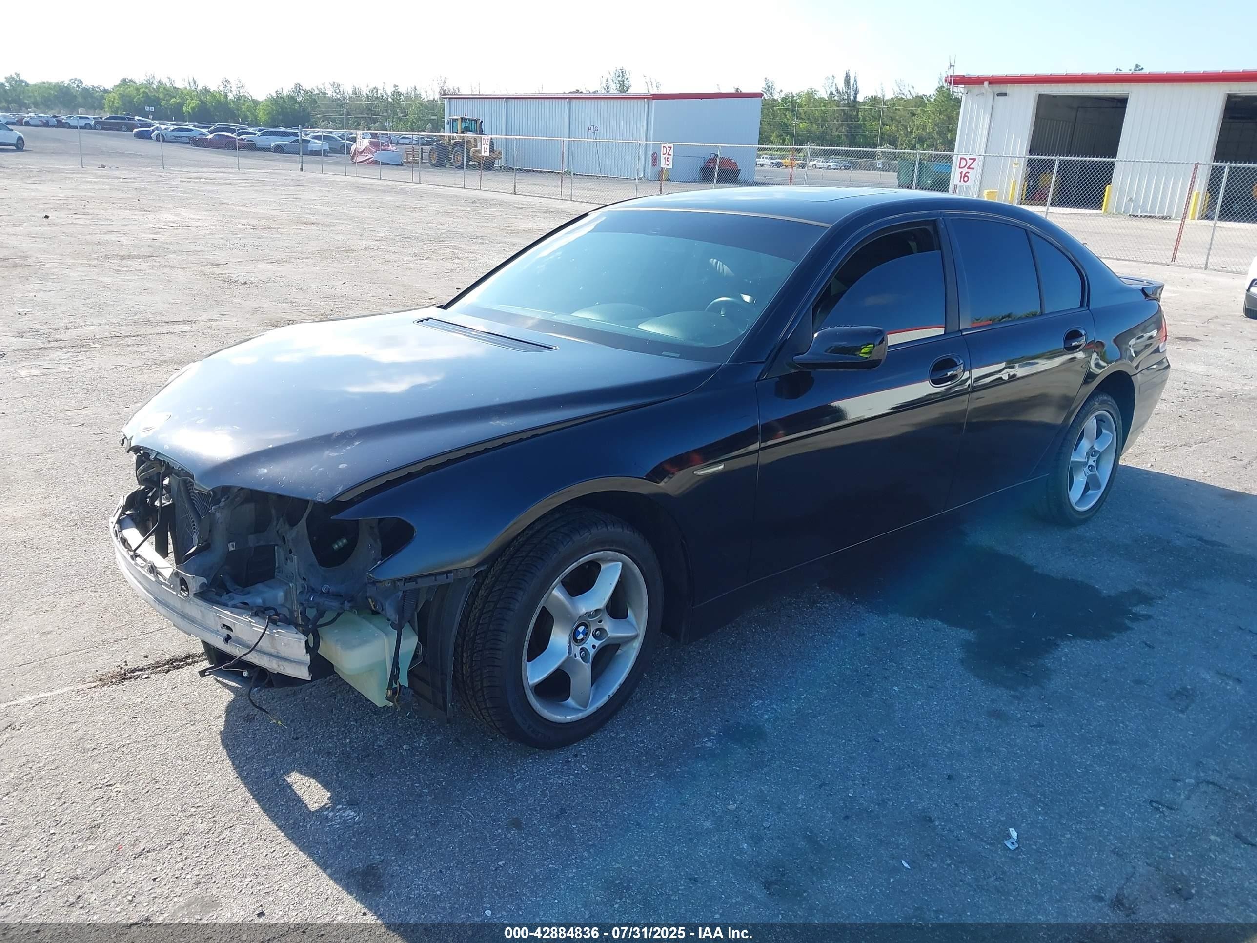 2002 Bmw 745i   Black vin: WBAGL63472DP52973