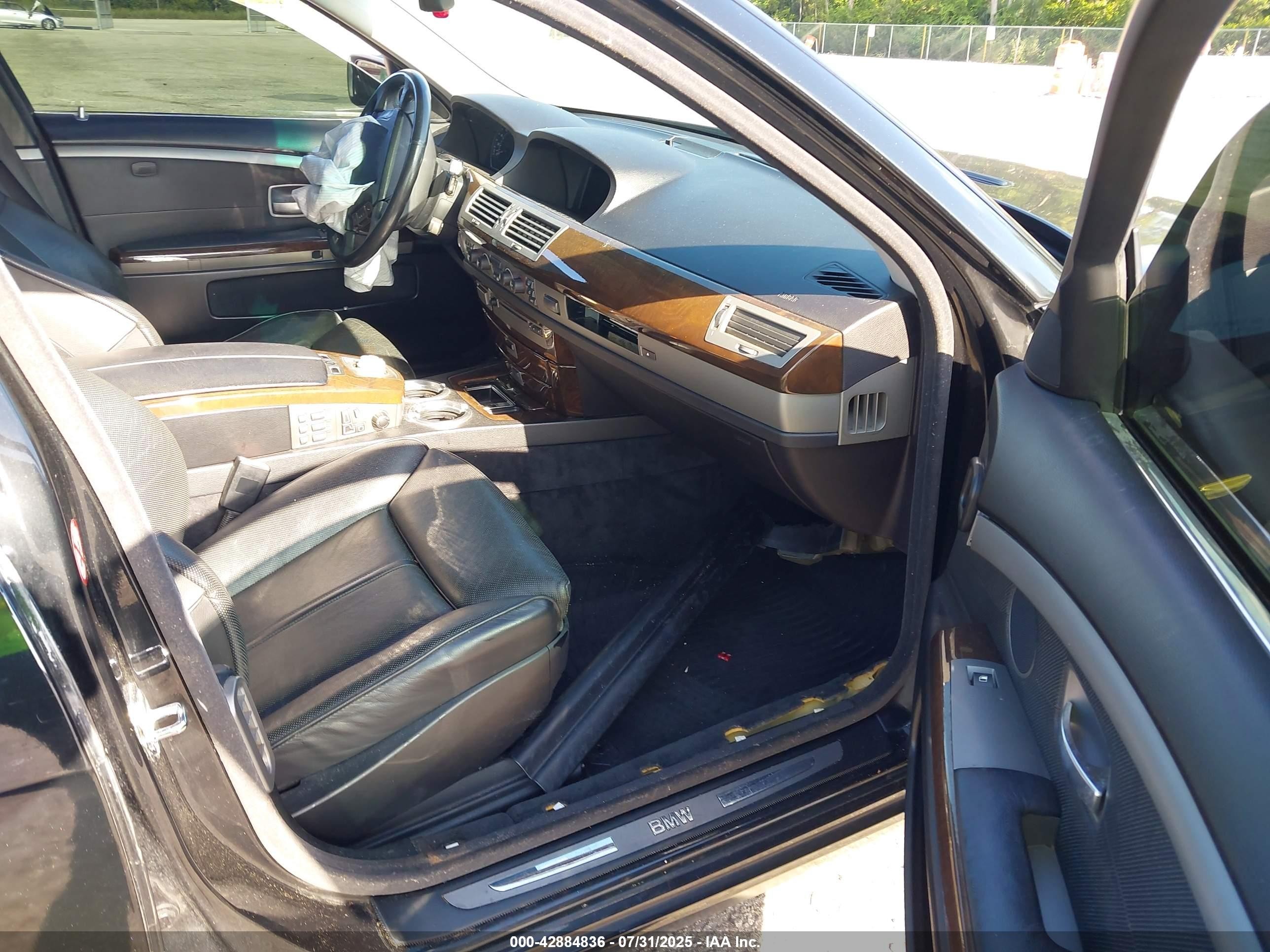 2002 Bmw 745i   Black vin: WBAGL63472DP52973