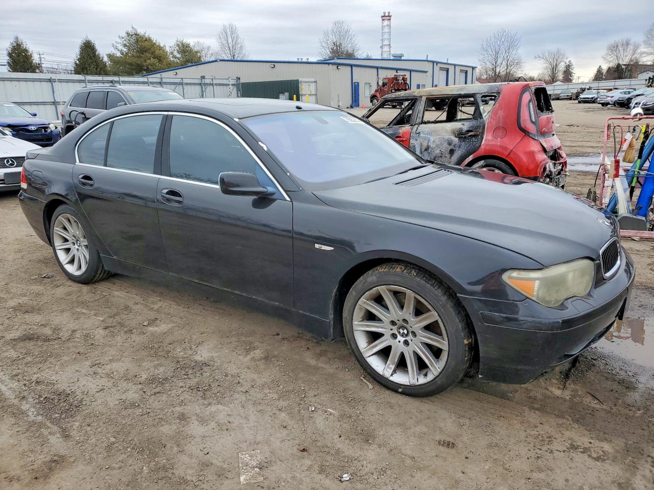 2001 Bmw 7 Series Black vin: WBAGL63472DP53816