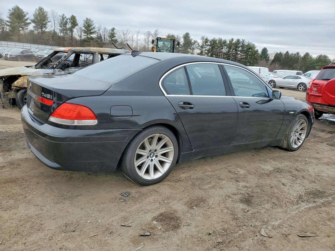 2001 Bmw 7 Series Black vin: WBAGL63472DP53816