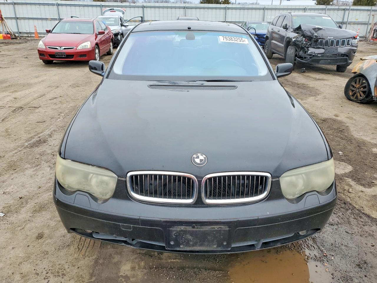 2001 Bmw 7 Series Black vin: WBAGL63472DP53816