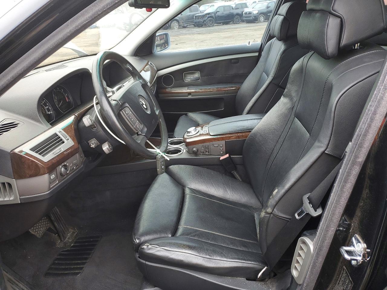 2001 Bmw 7 Series Black vin: WBAGL63472DP53816