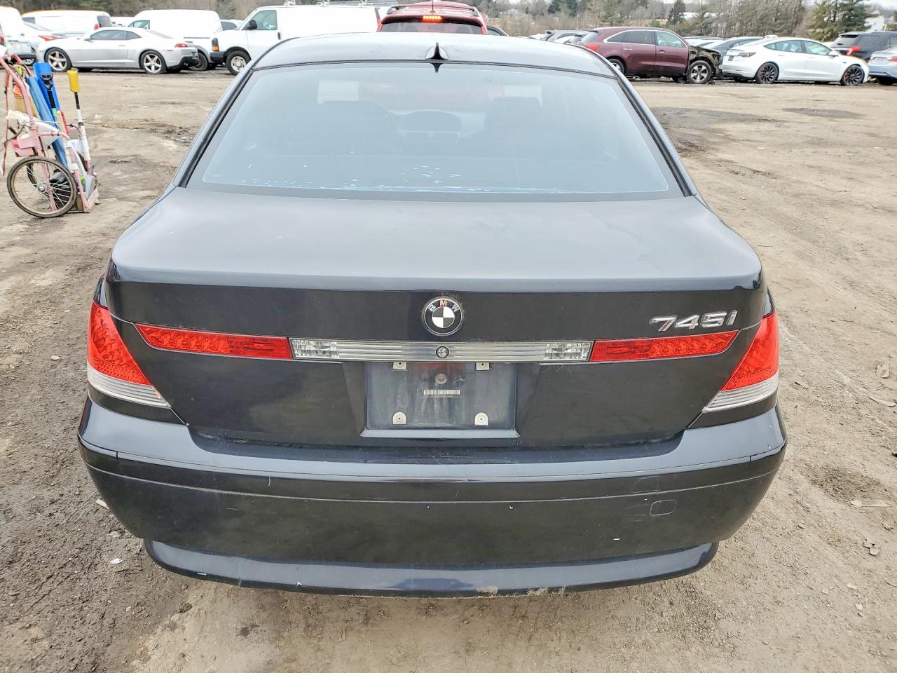 2001 Bmw 7 Series Black vin: WBAGL63472DP53816