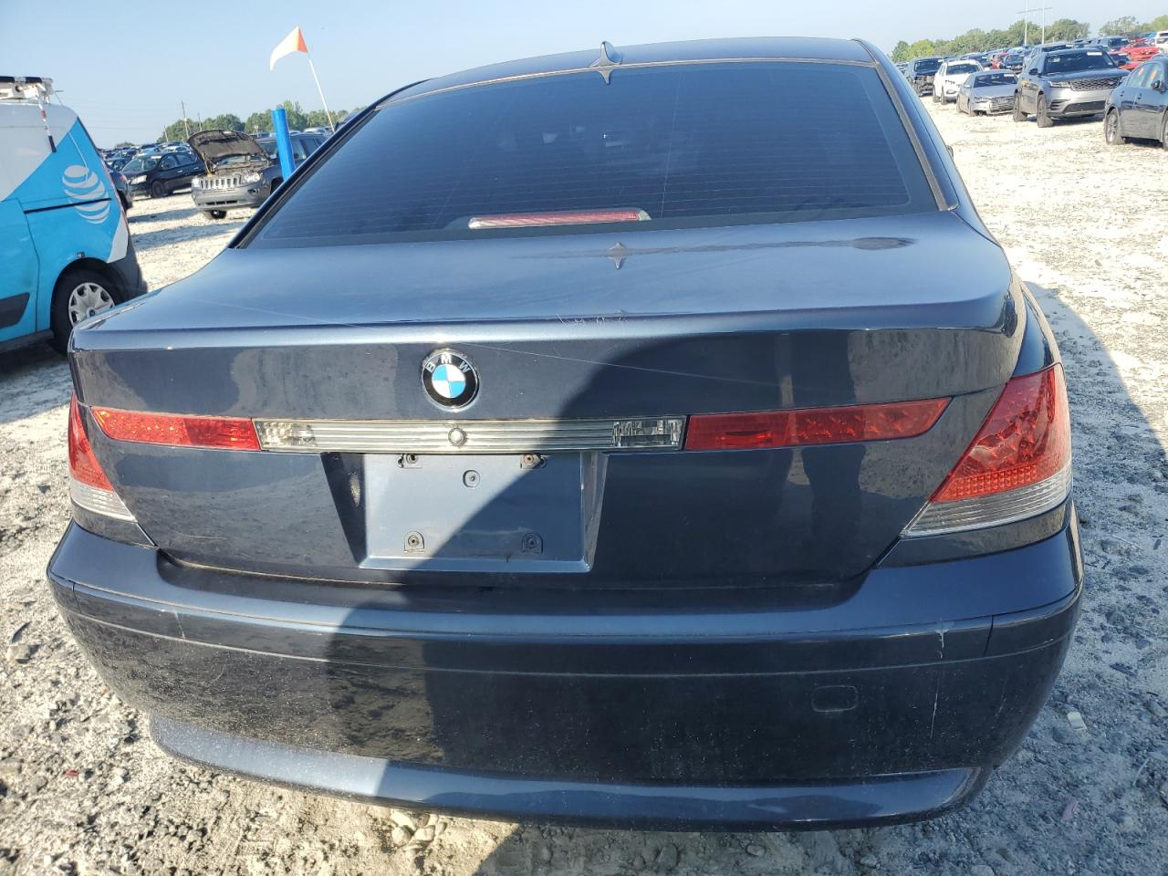 2002 Bmw 745 I Gray vin: WBAGL63472DP60376