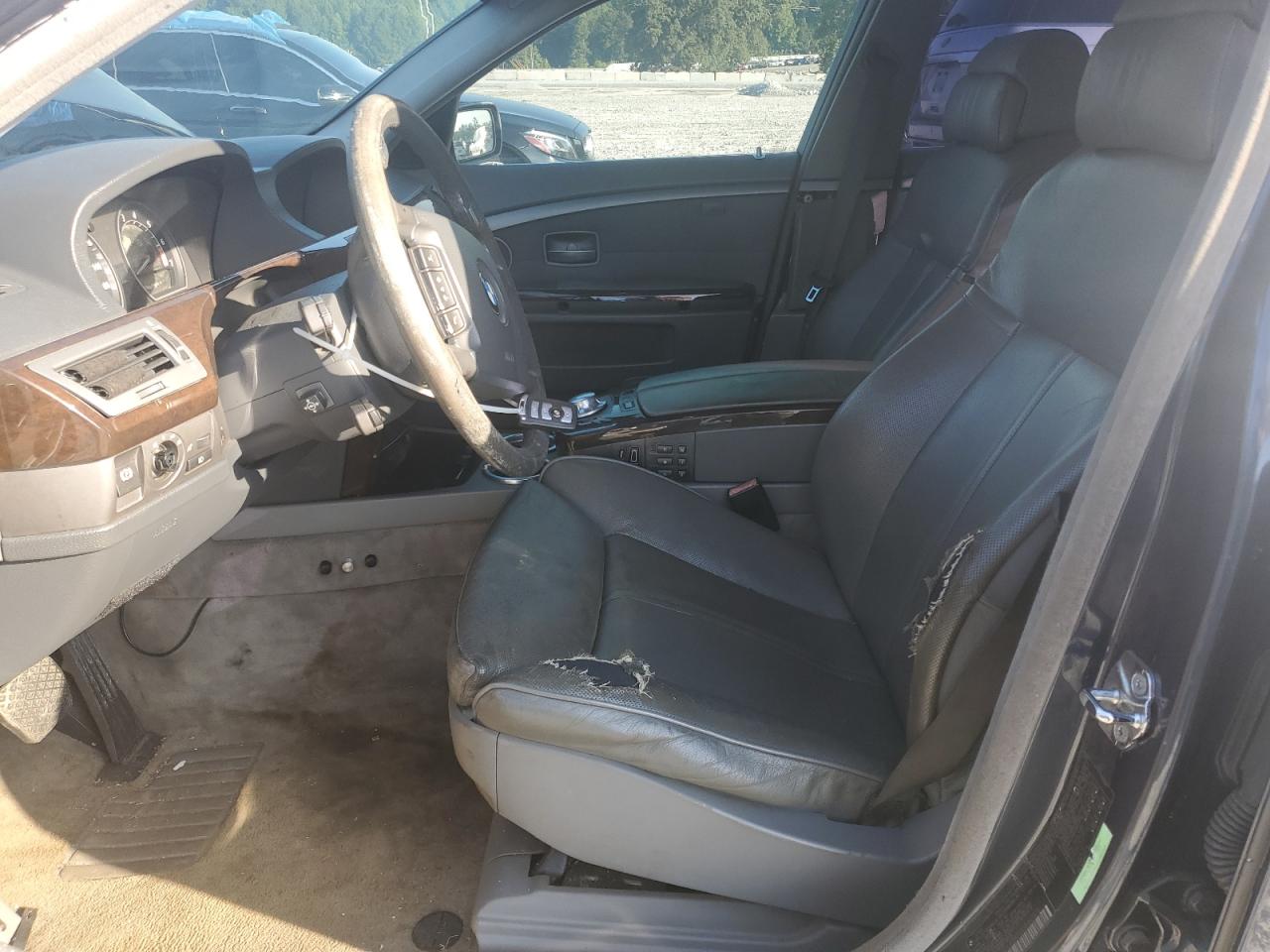 2002 Bmw 745 I Gray vin: WBAGL63472DP60376