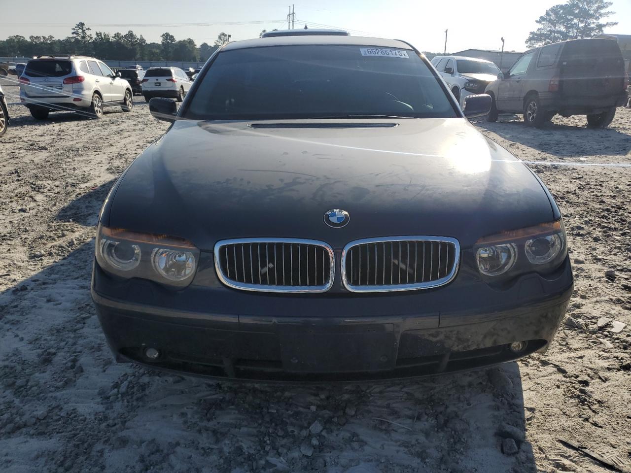 2002 Bmw 745 I Gray vin: WBAGL63472DP60376