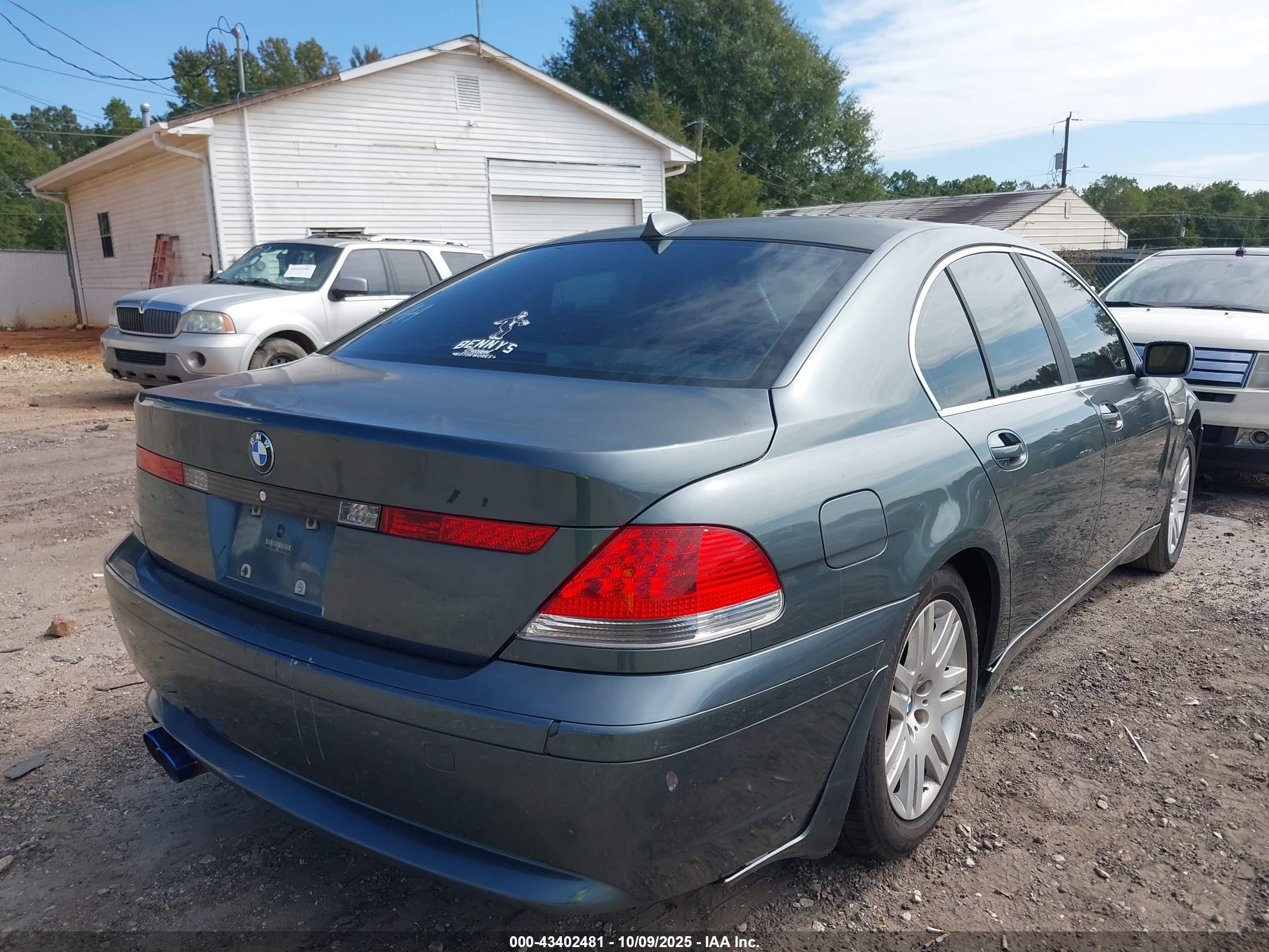 2003 Bmw 745i   Gray vin: WBAGL63473DP68141