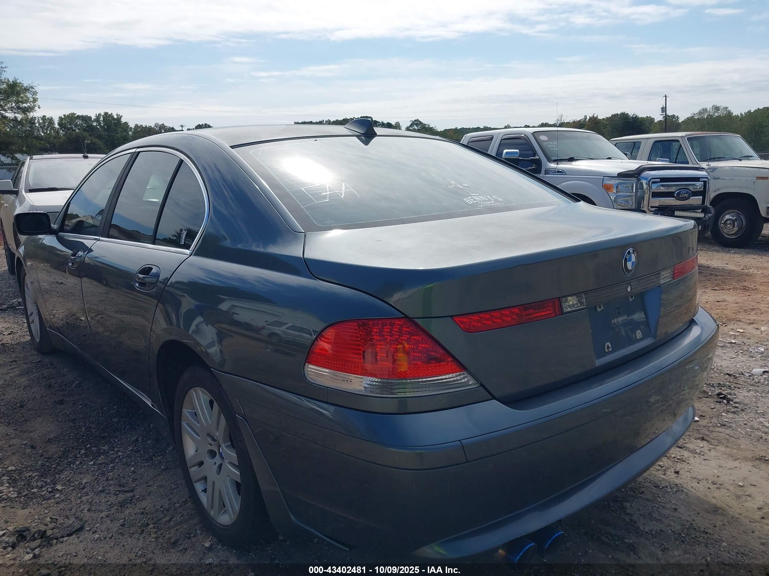 2003 Bmw 745i   Gray vin: WBAGL63473DP68141