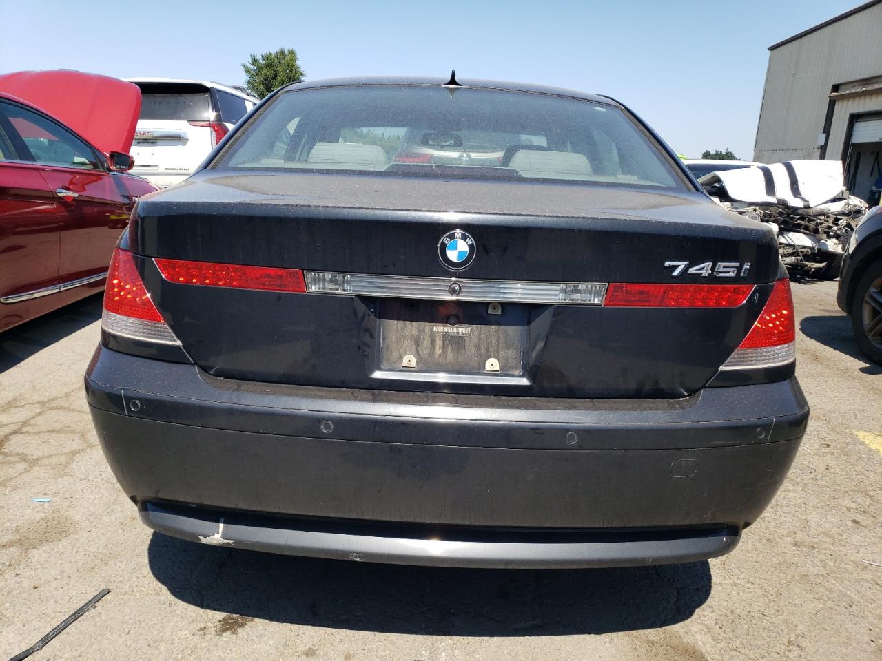 2003 Bmw 745 I Black vin: WBAGL63483DP61909