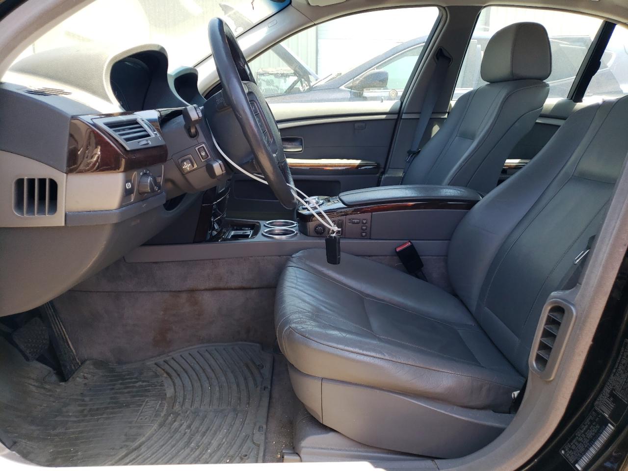2003 Bmw 745 I Black vin: WBAGL63483DP61909