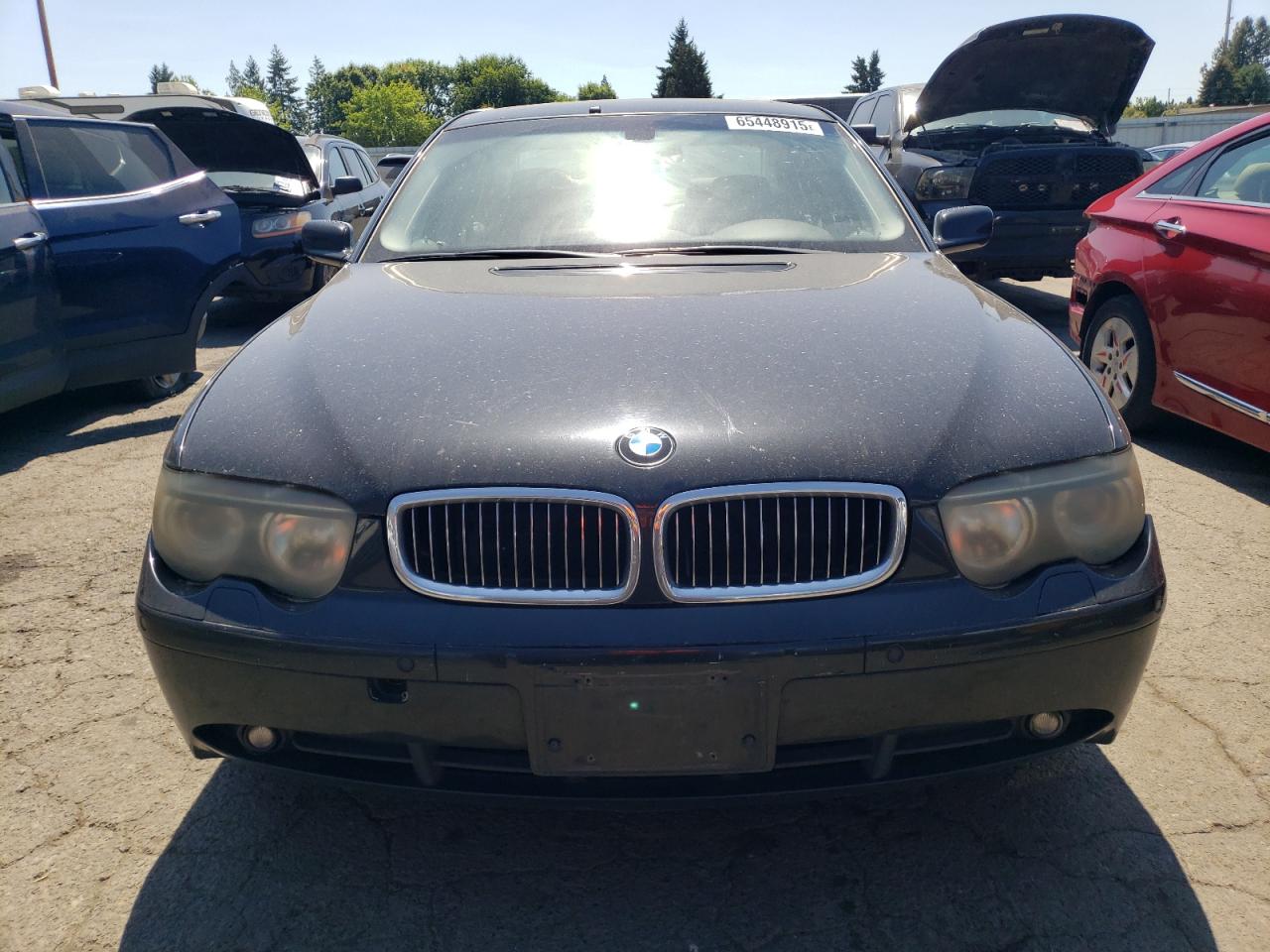 2003 Bmw 745 I Black vin: WBAGL63483DP61909