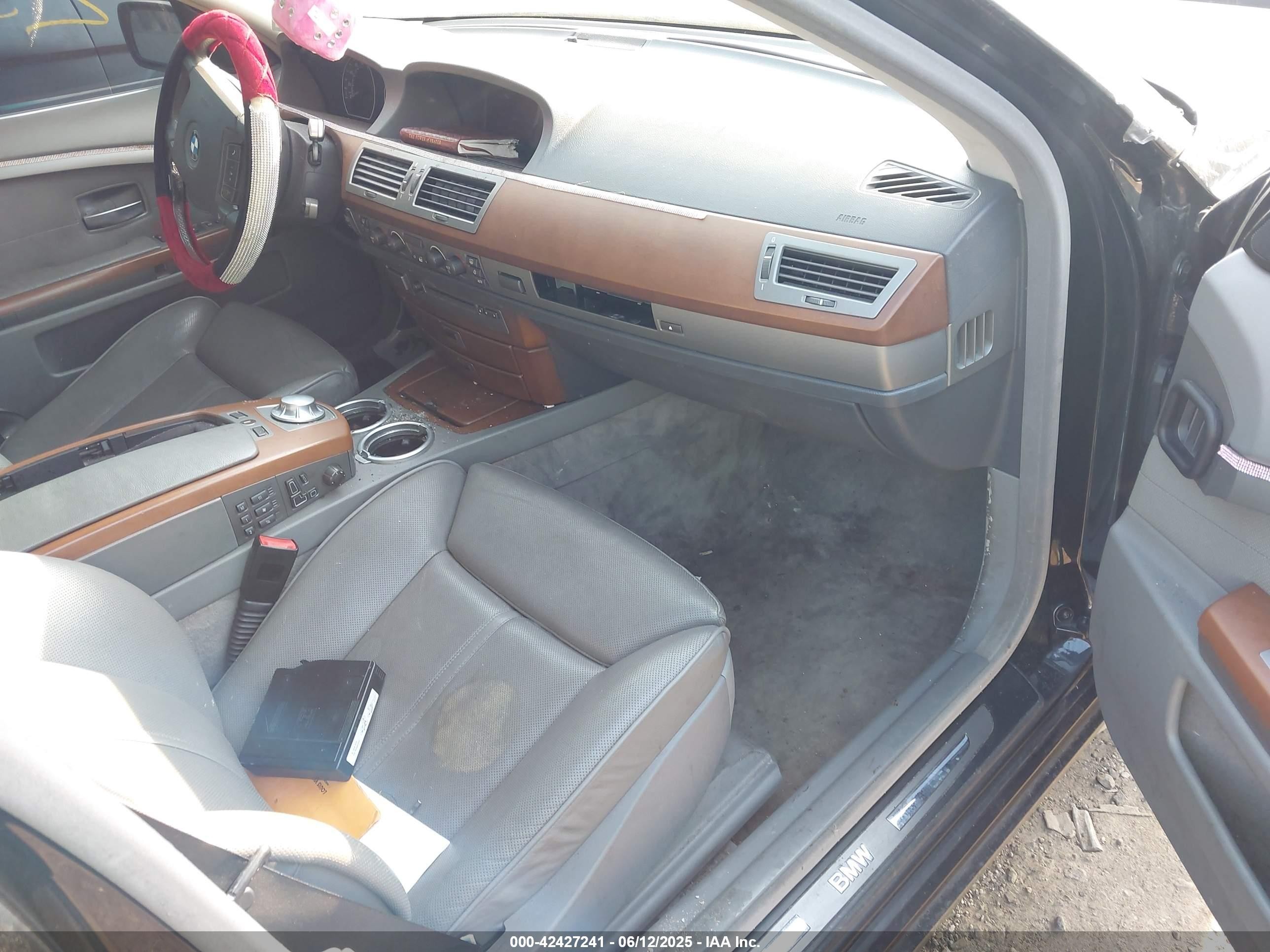 2003 Bmw 745i   Black vin: WBAGL63483DP67483