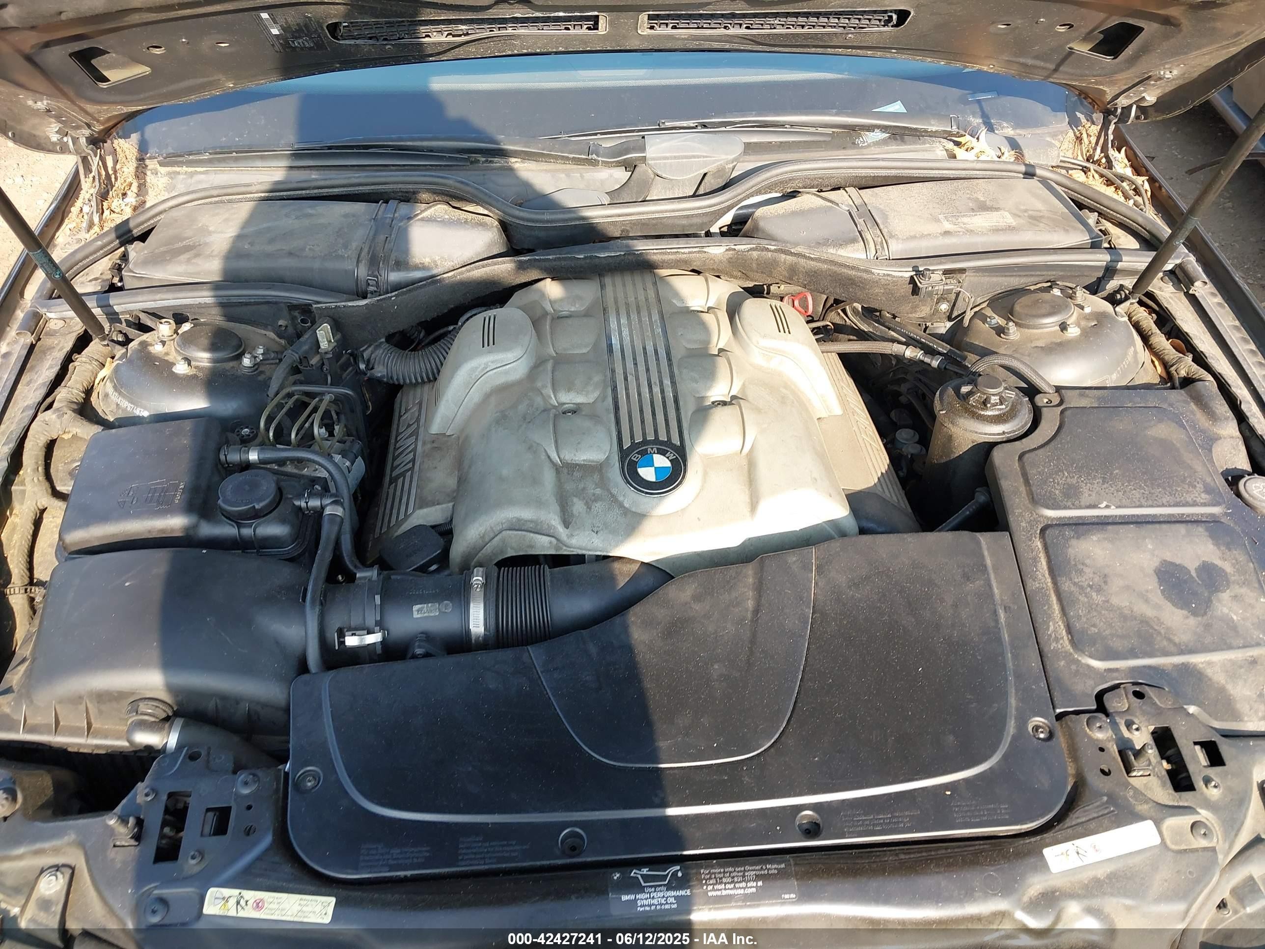 2003 Bmw 745i   Black vin: WBAGL63483DP67483