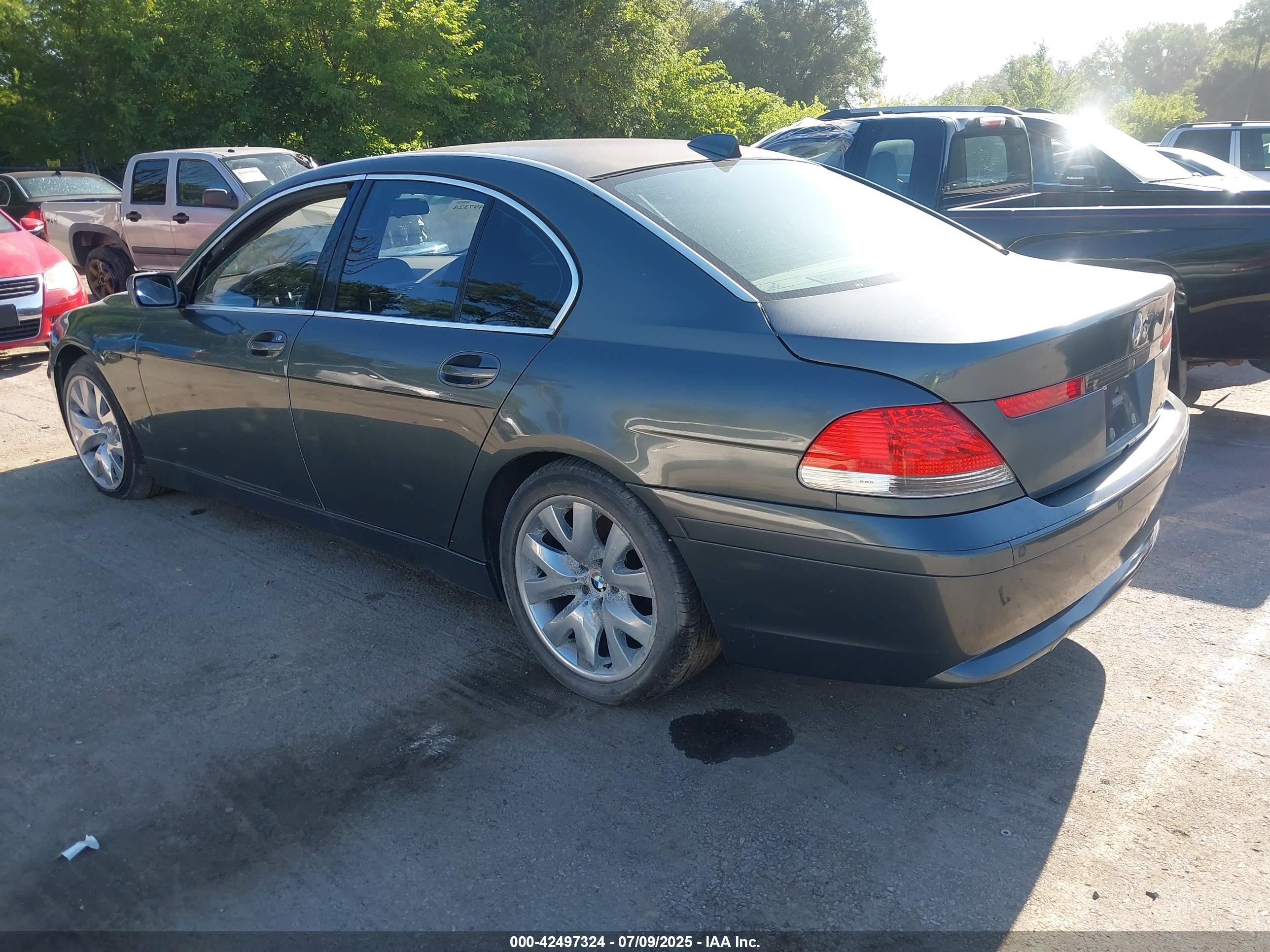 2003 Bmw 745i   Gray vin: WBAGL63483DP67791