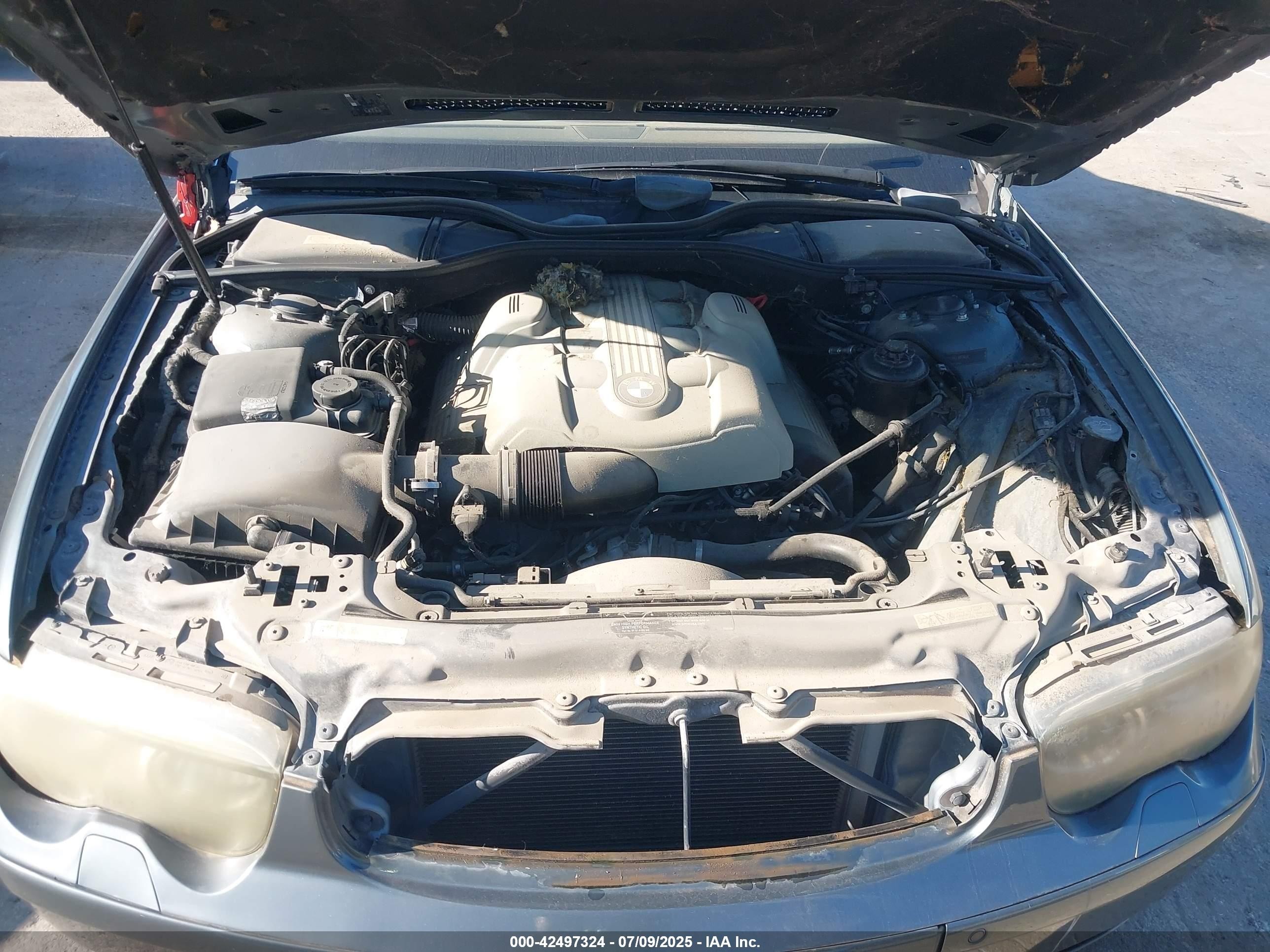 2003 Bmw 745i   Gray vin: WBAGL63483DP67791