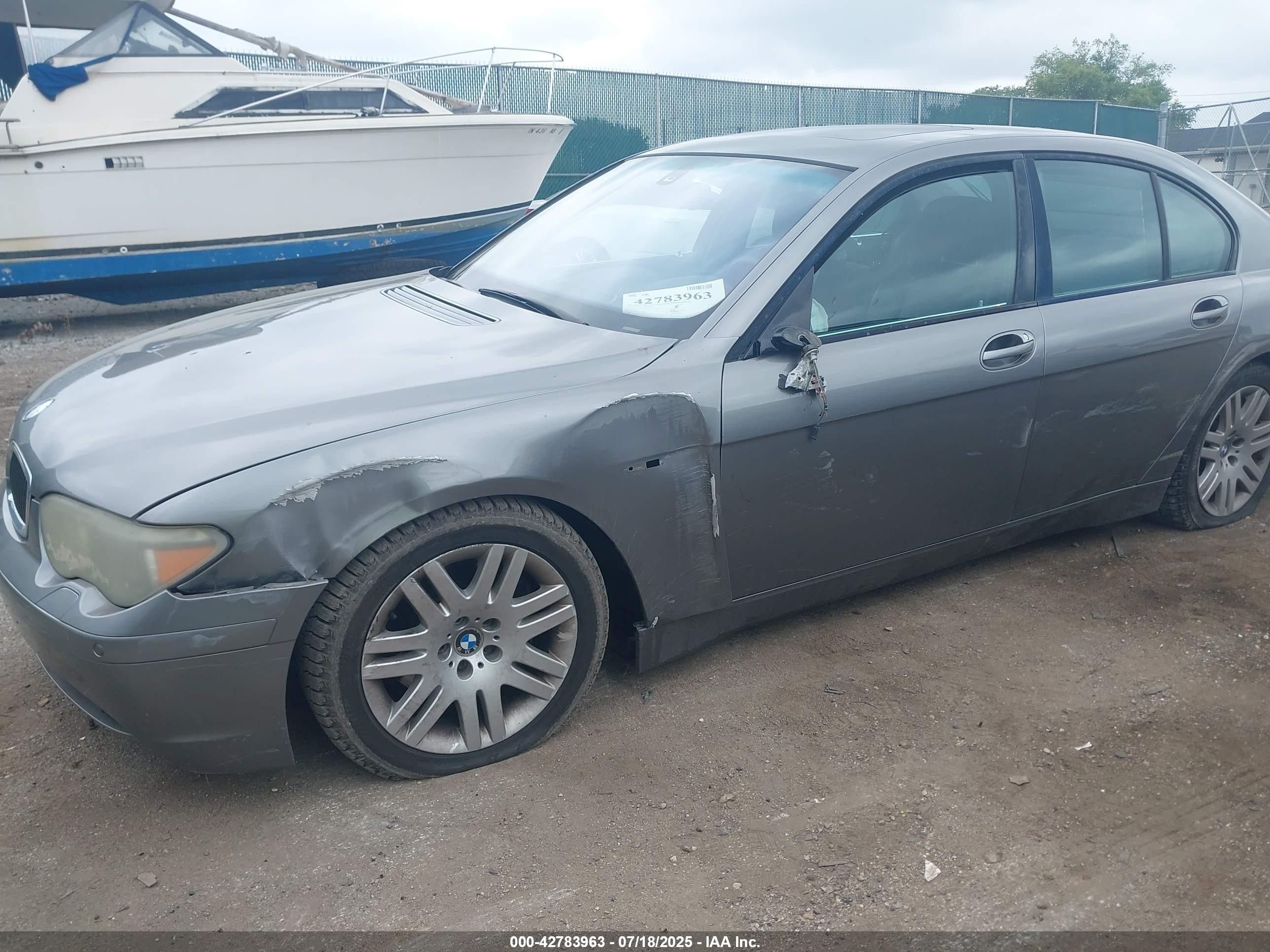 2003 Bmw 745i   Gray vin: WBAGL63483DP67869