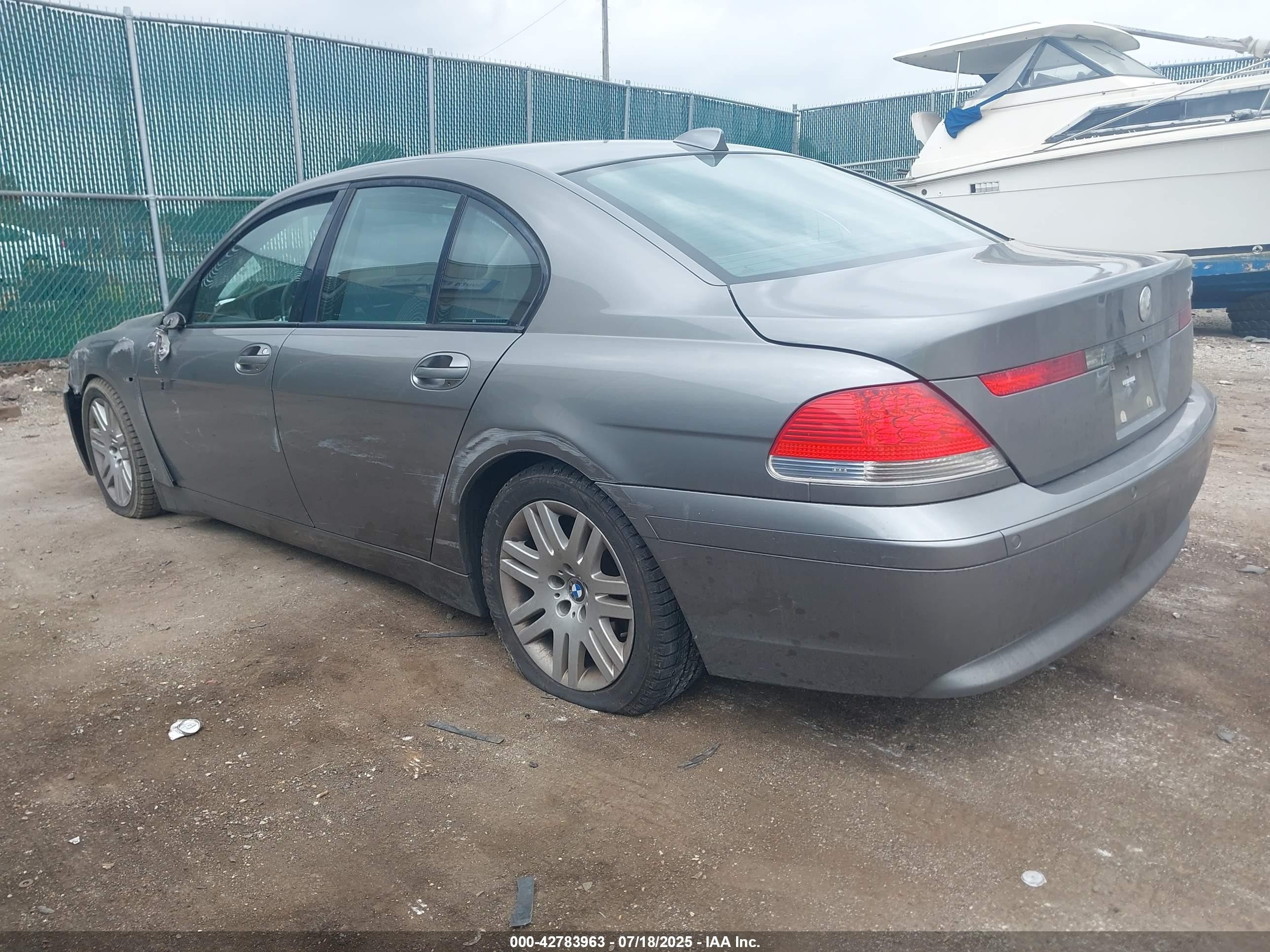 2003 Bmw 745i   Gray vin: WBAGL63483DP67869