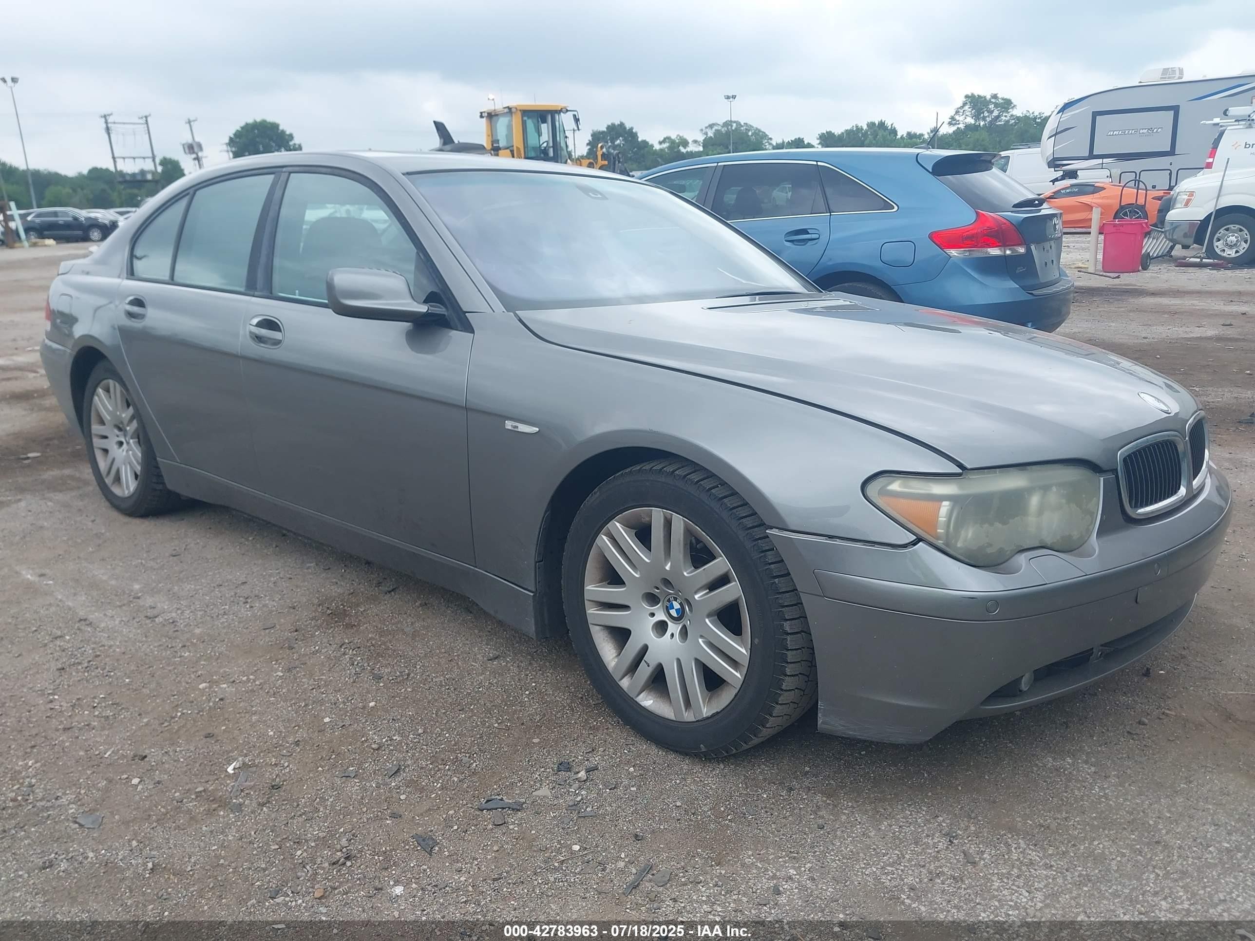 2003 Bmw 745i   Gray vin: WBAGL63483DP67869