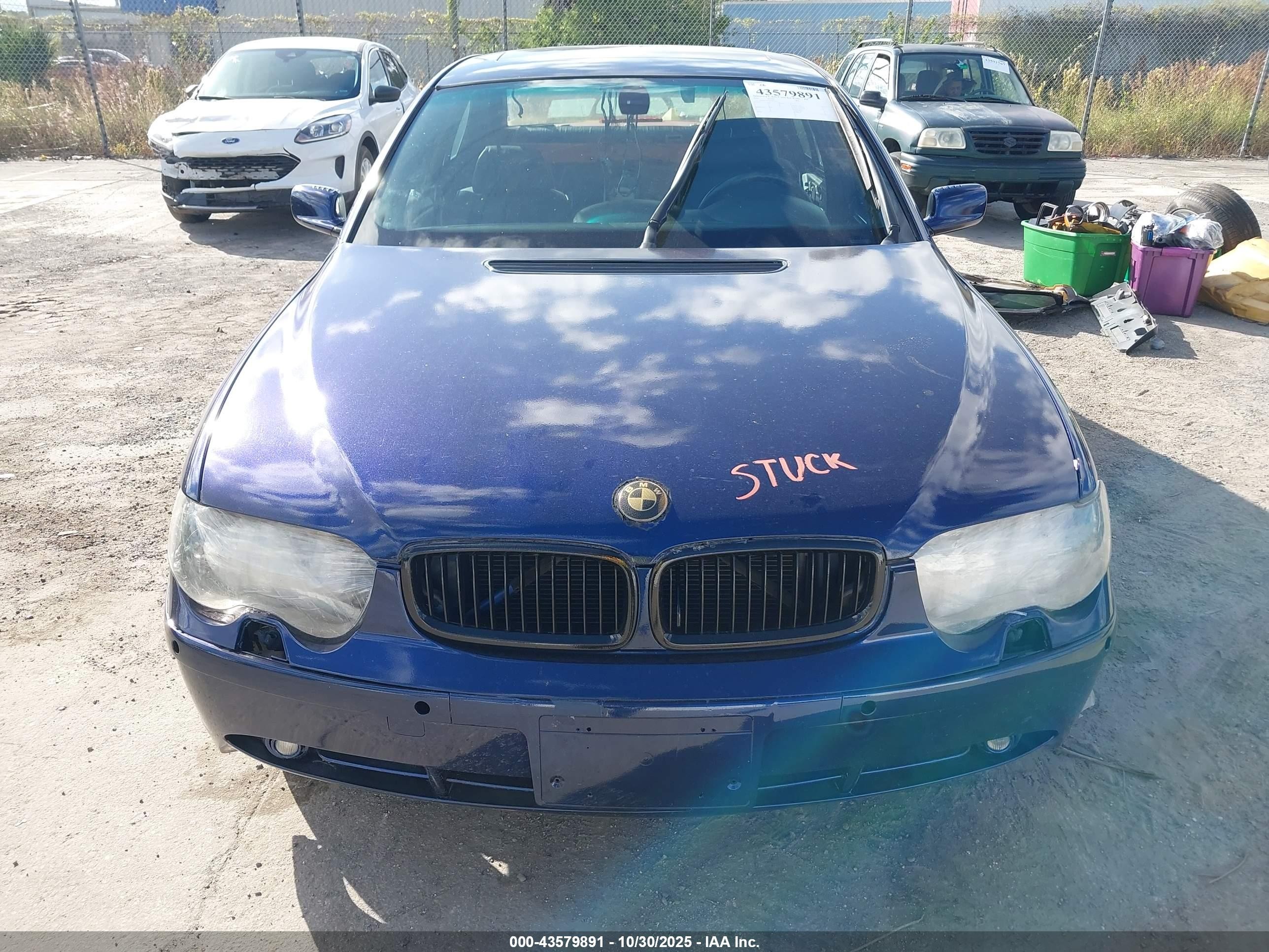 2004 Bmw 745i   Blue vin: WBAGL63484DP71583