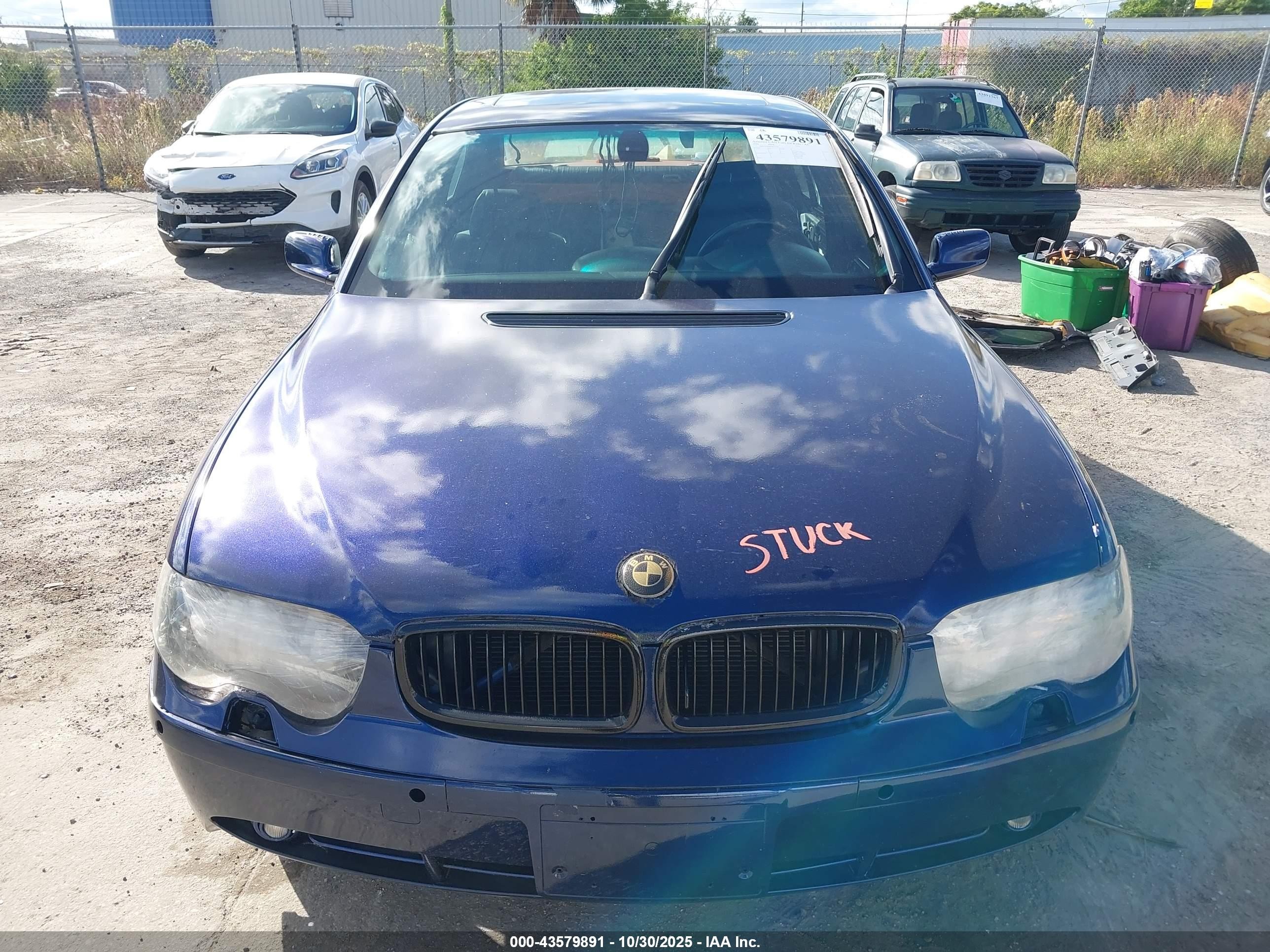 2004 Bmw 745i   Blue vin: WBAGL63484DP71583