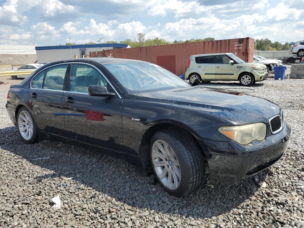 2002 Bmw 745 I Black vin: WBAGL63492DP54370