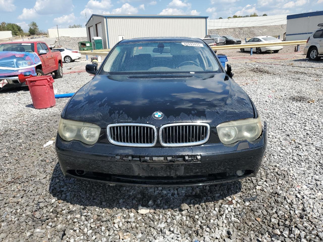 2002 Bmw 745 I Black vin: WBAGL63492DP54370